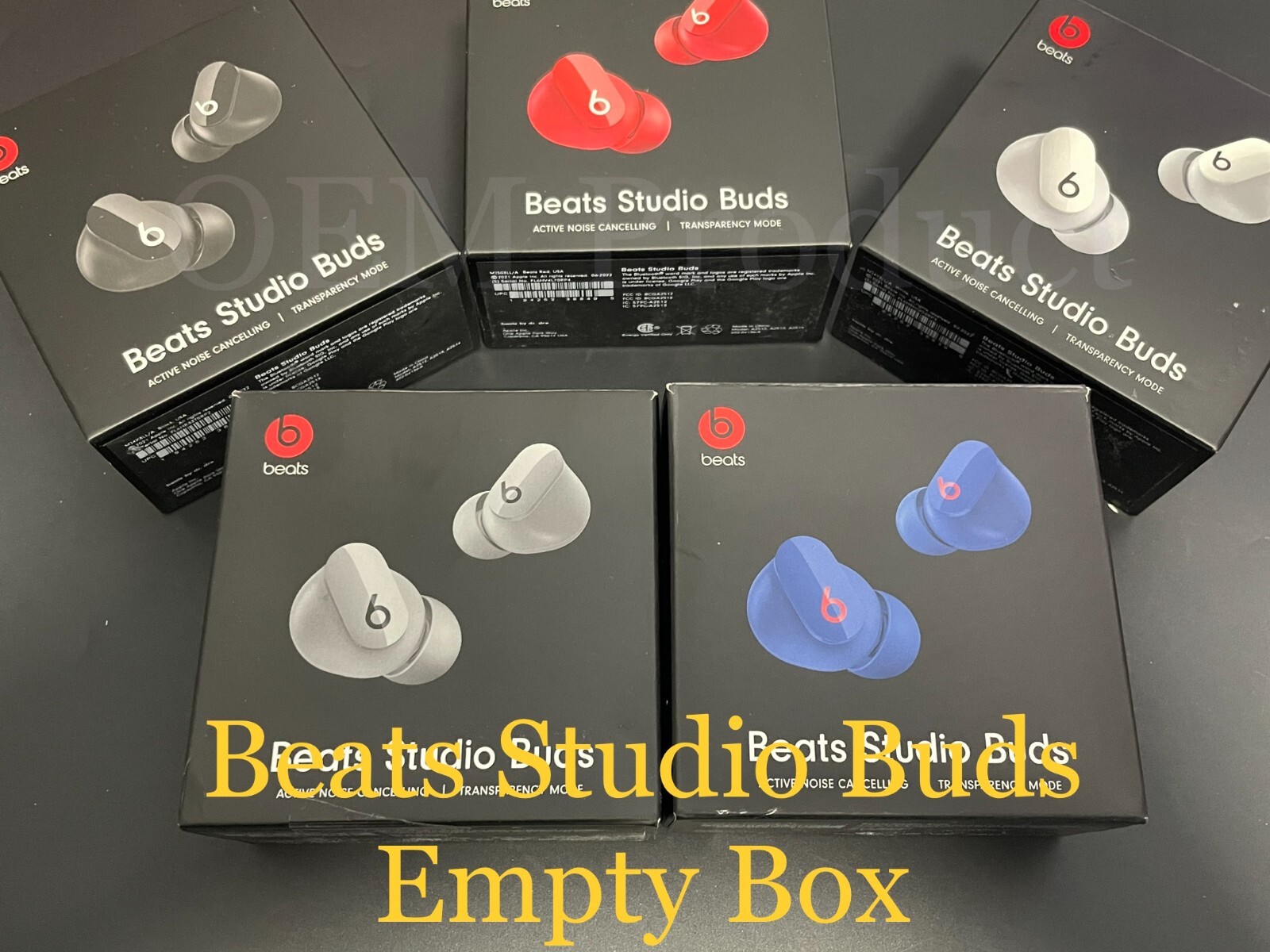 OEM Original Beats by Dr. Dre Studio Buds ONLY EMPTY RETAIL BOX