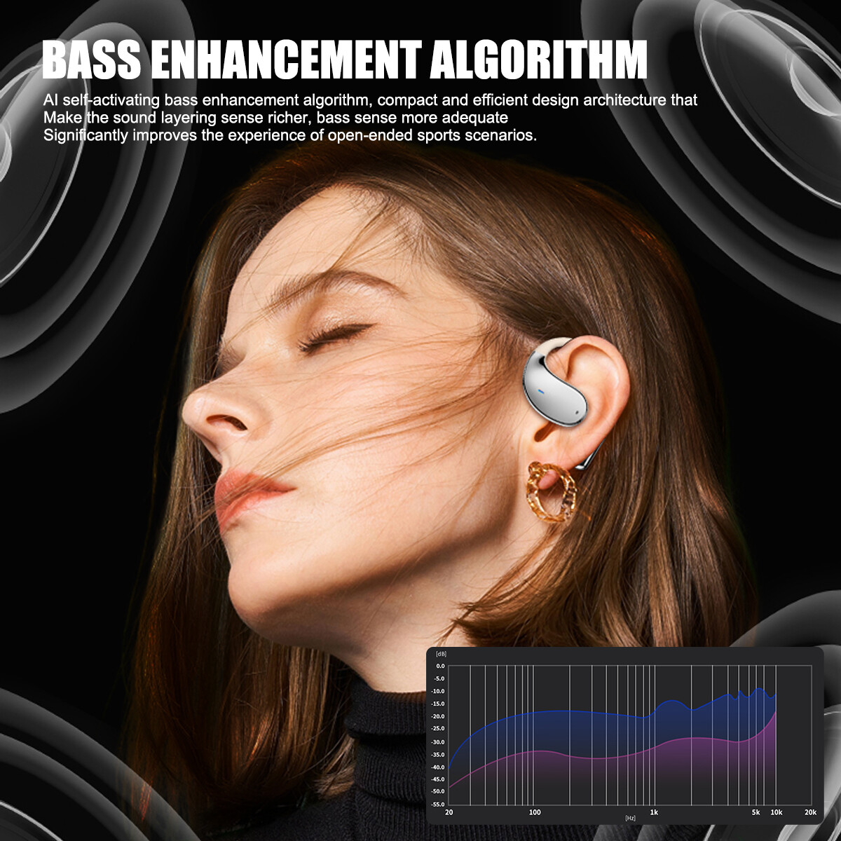 3-in-1 AI Smart Voice Translation Earbuds Real Time Translator 144+ Languages