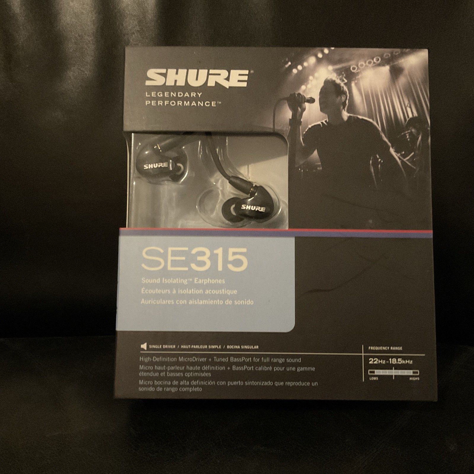 Shure SE315 Sound Isolating In-Ear Earphones Wired brand new sealed