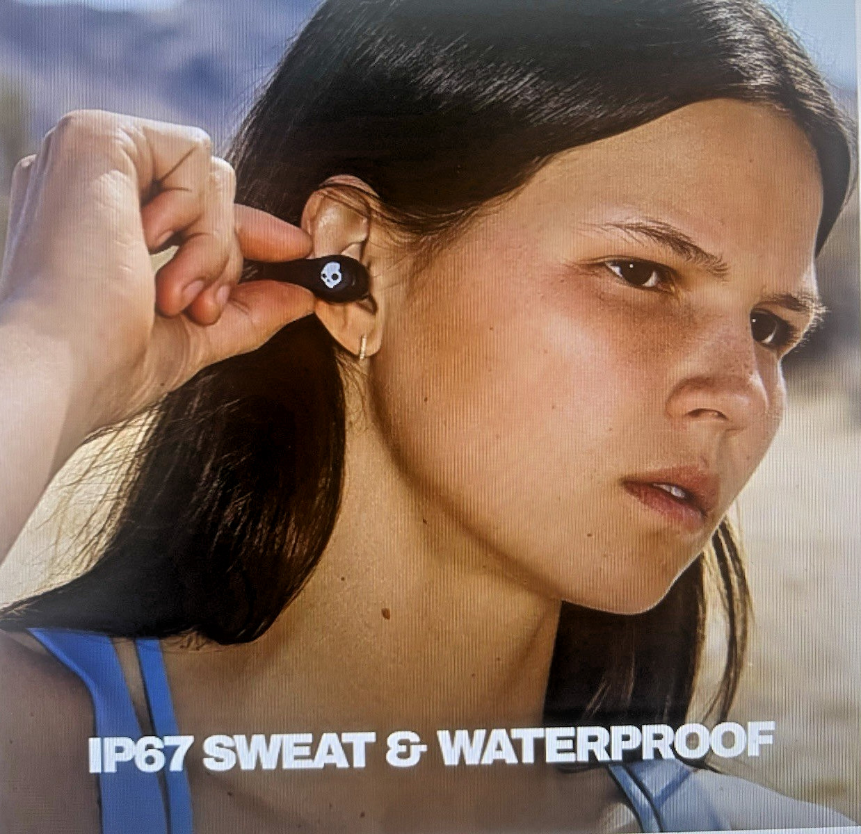 Skullcandy Push 720 Open XT Bluetooth Wireless Open-Ear Ear-Hook Earbuds Blk NEW