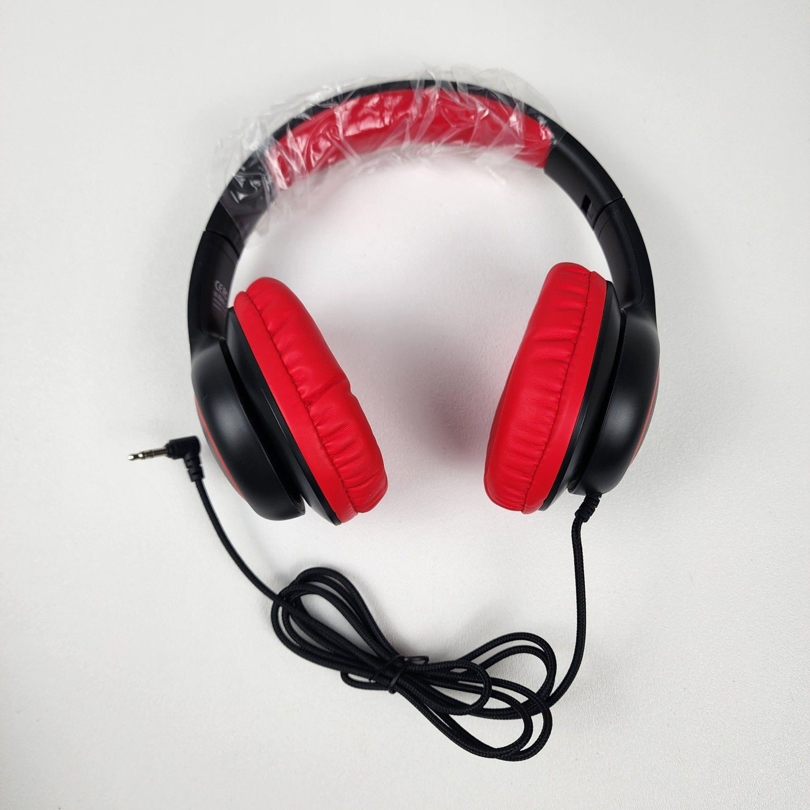 Acer Kids Wired Headphones 85/94dB Safe Volume Foldable School Black Red