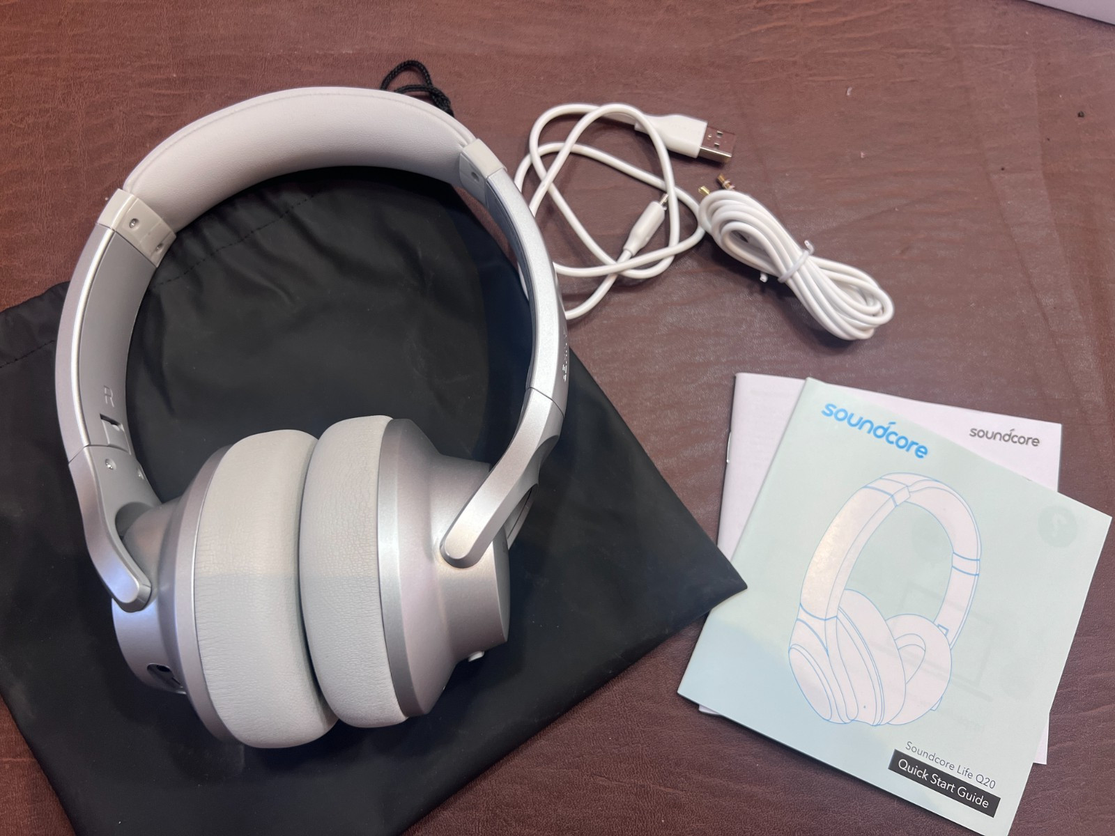 Soundcore Life Q20 Wireless Headphones used