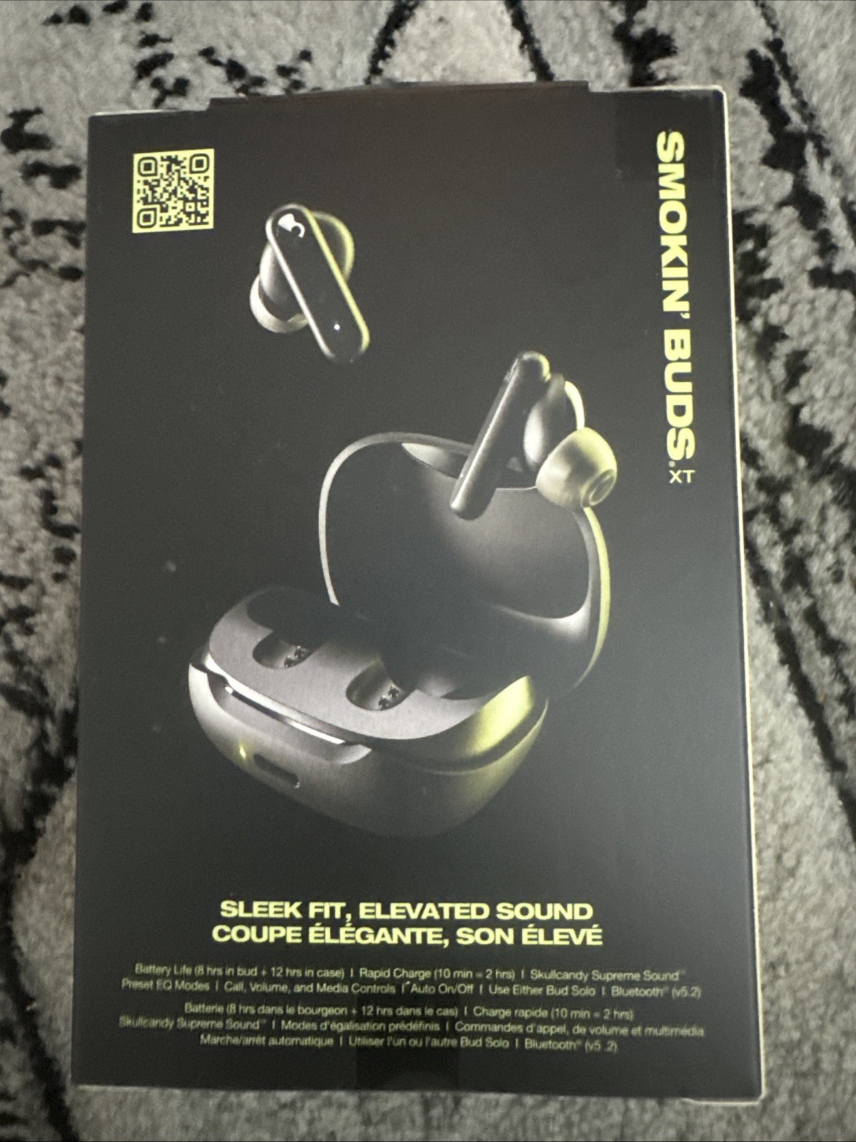Skullcandy Smokin’ Buds XT Wireless in-Ear Earbuds True Black NEW