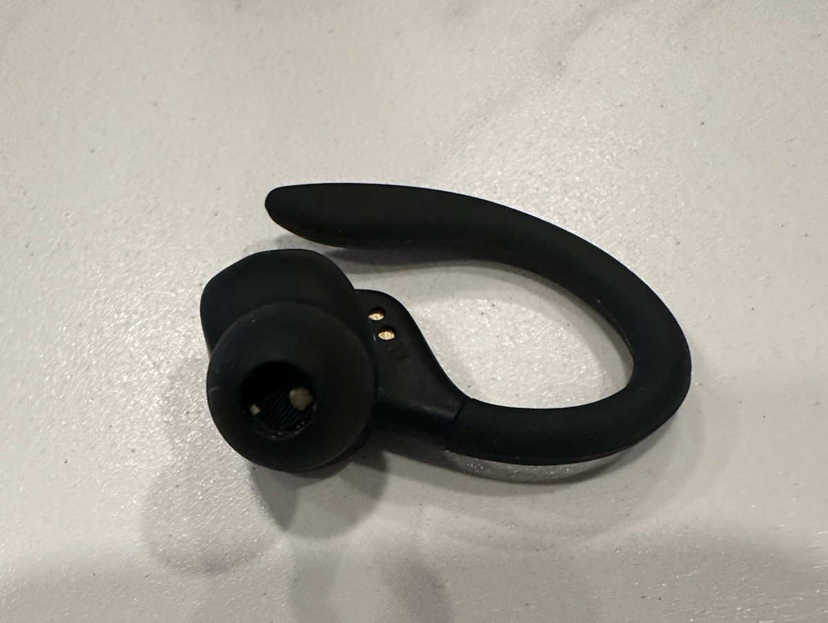 Single Open-Ear Sport Over the Ear Wireless Ear Hook Bluetooth Black Left Earbud