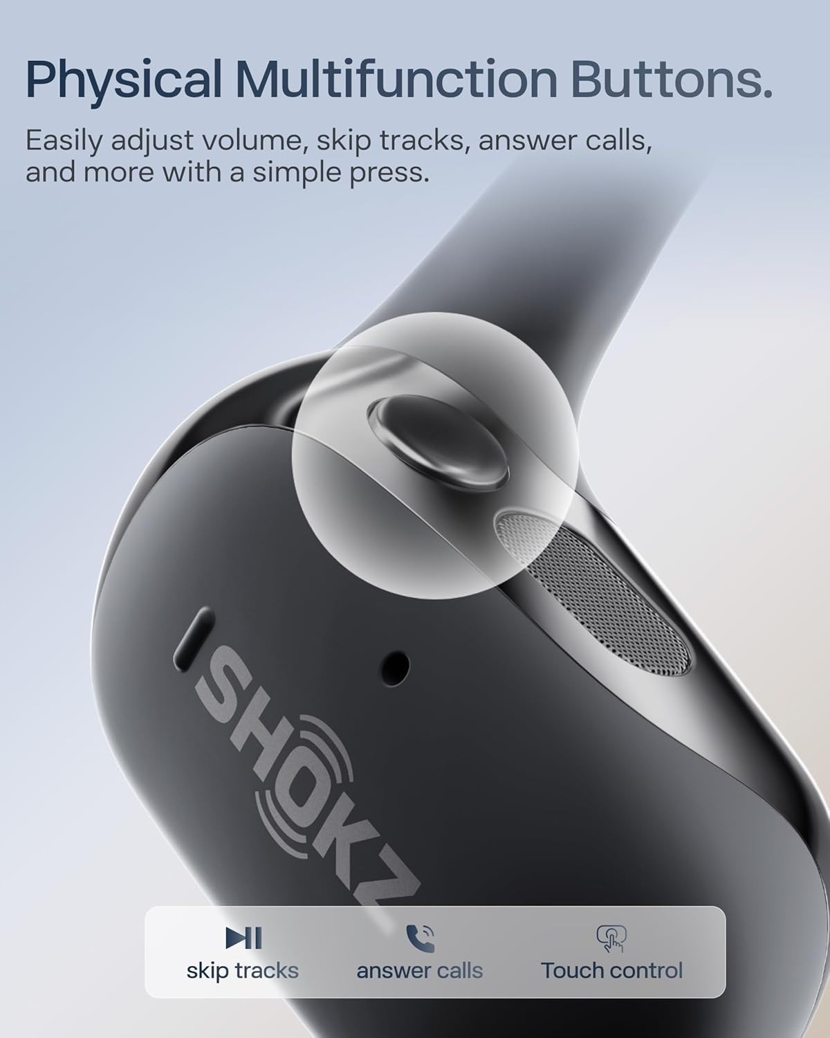 SHOKZ NEW Openfit 2+ Open-Ear Headphones, Dolby Audio Enabled, Comfortable Earbu