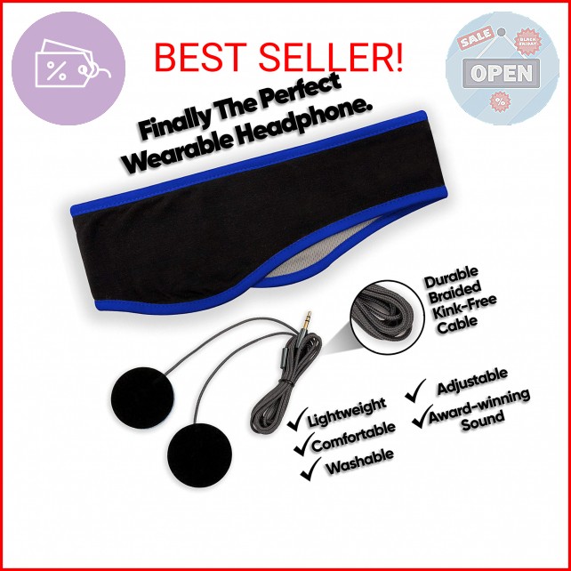CozyPhones Sleep Headphones – Over Ear Headphones from Ultra Thin Cool Mesh Wire