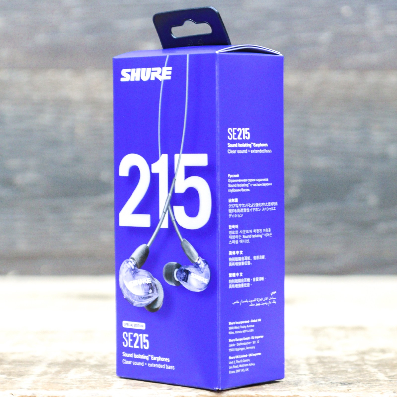 Shure SE215SPE Special Edition HighDefinition Sound Isolating Earphones – Purple