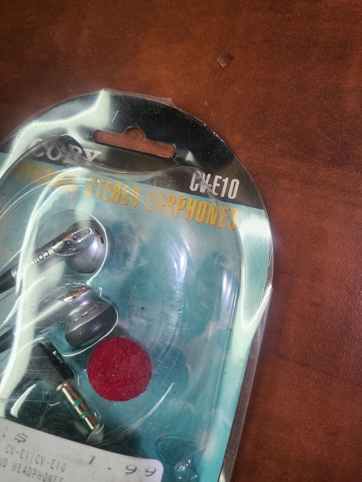 NEW VINTAGE Coby CV-E10 Headphones EarPhones Earbuds
