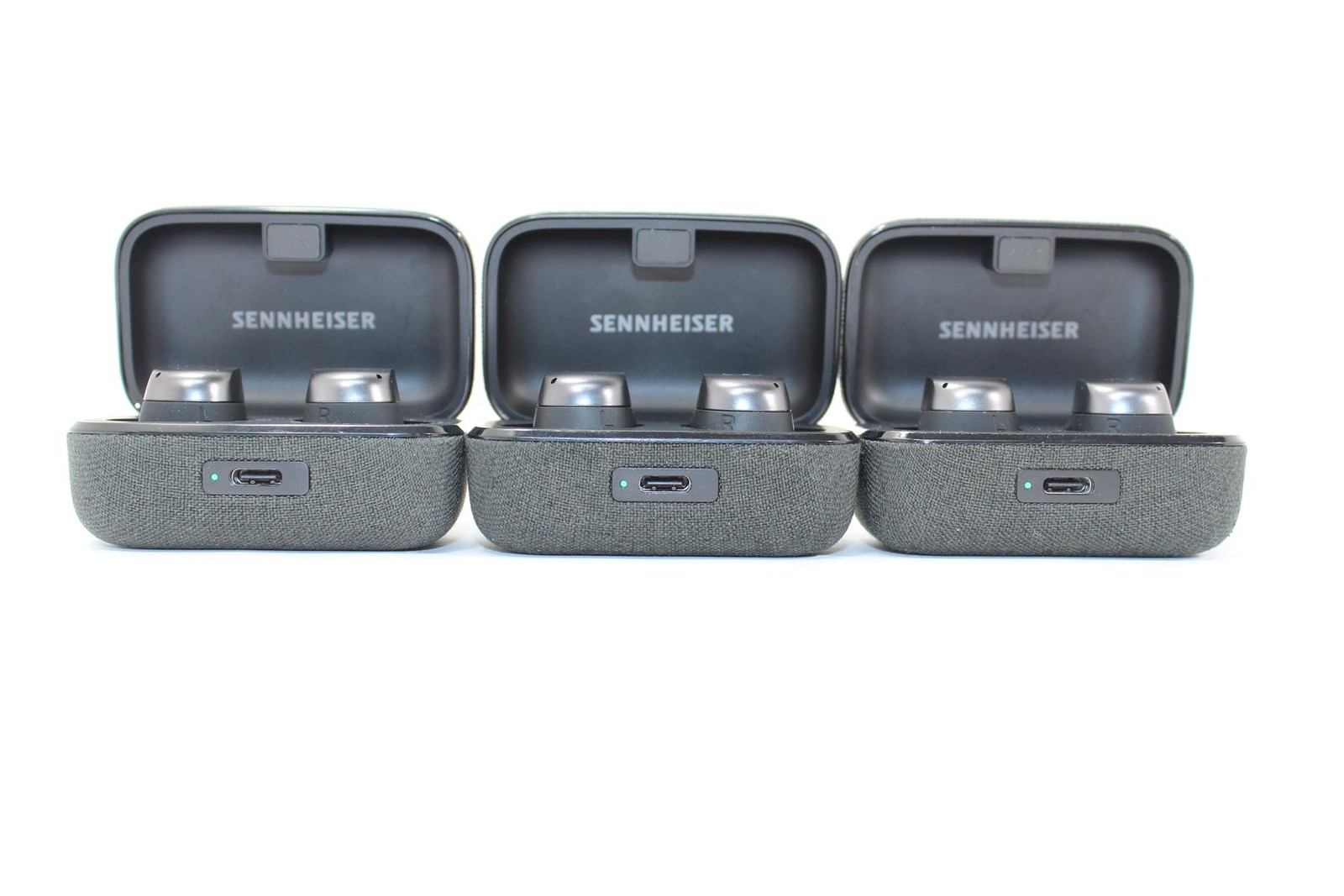 lot of 3 Sennheiser Momentum True Wireless 4 Earbuds MTW4 Black-Free shipping