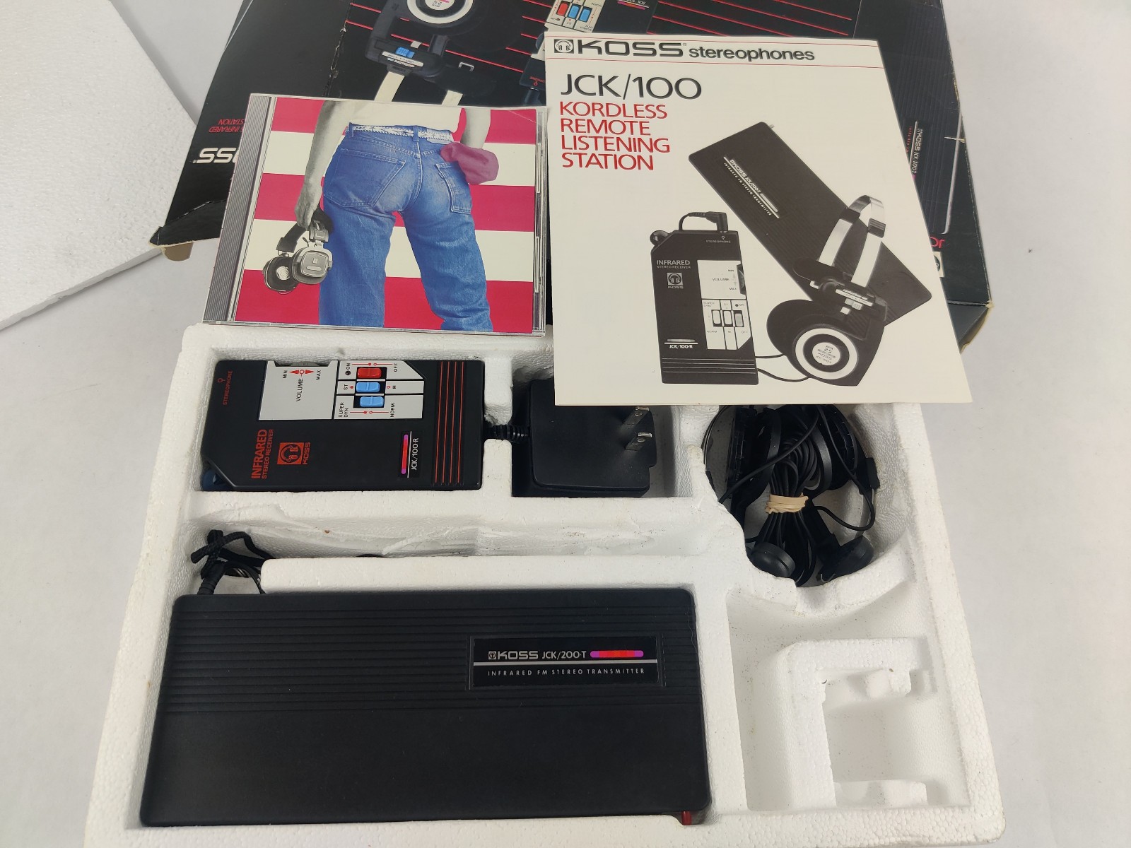 *PARTS* Koss Kordless JCK/100 Kordless Infrared Remote Listening System