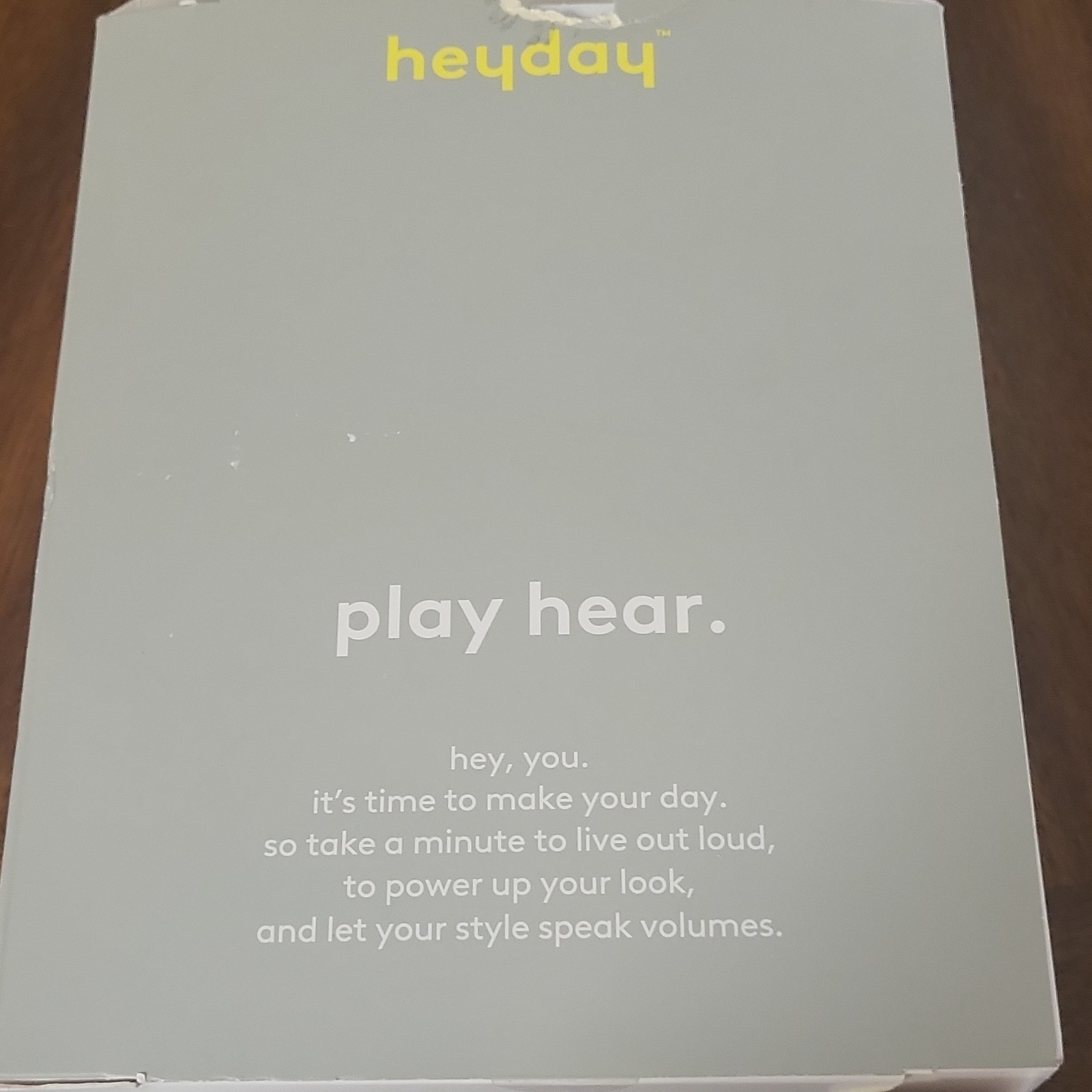 Heyday Wired Over-Ear Headphones Black Headband 3.5mm Jack On-Cable Mic