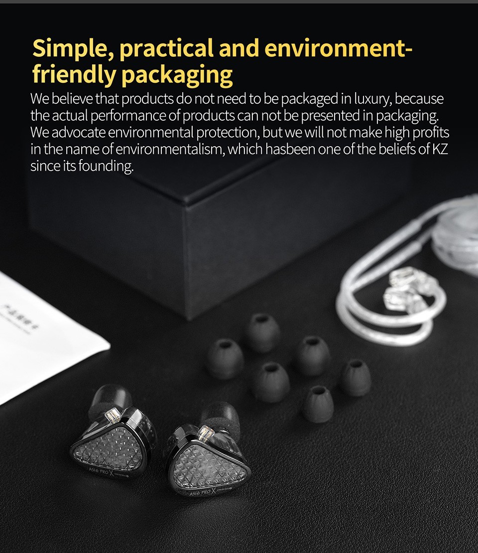 ​KZ AS16 PRO X 8BA Balanced Armature In-Ear Monitor Earphones Pro Studio 3.5 Mic