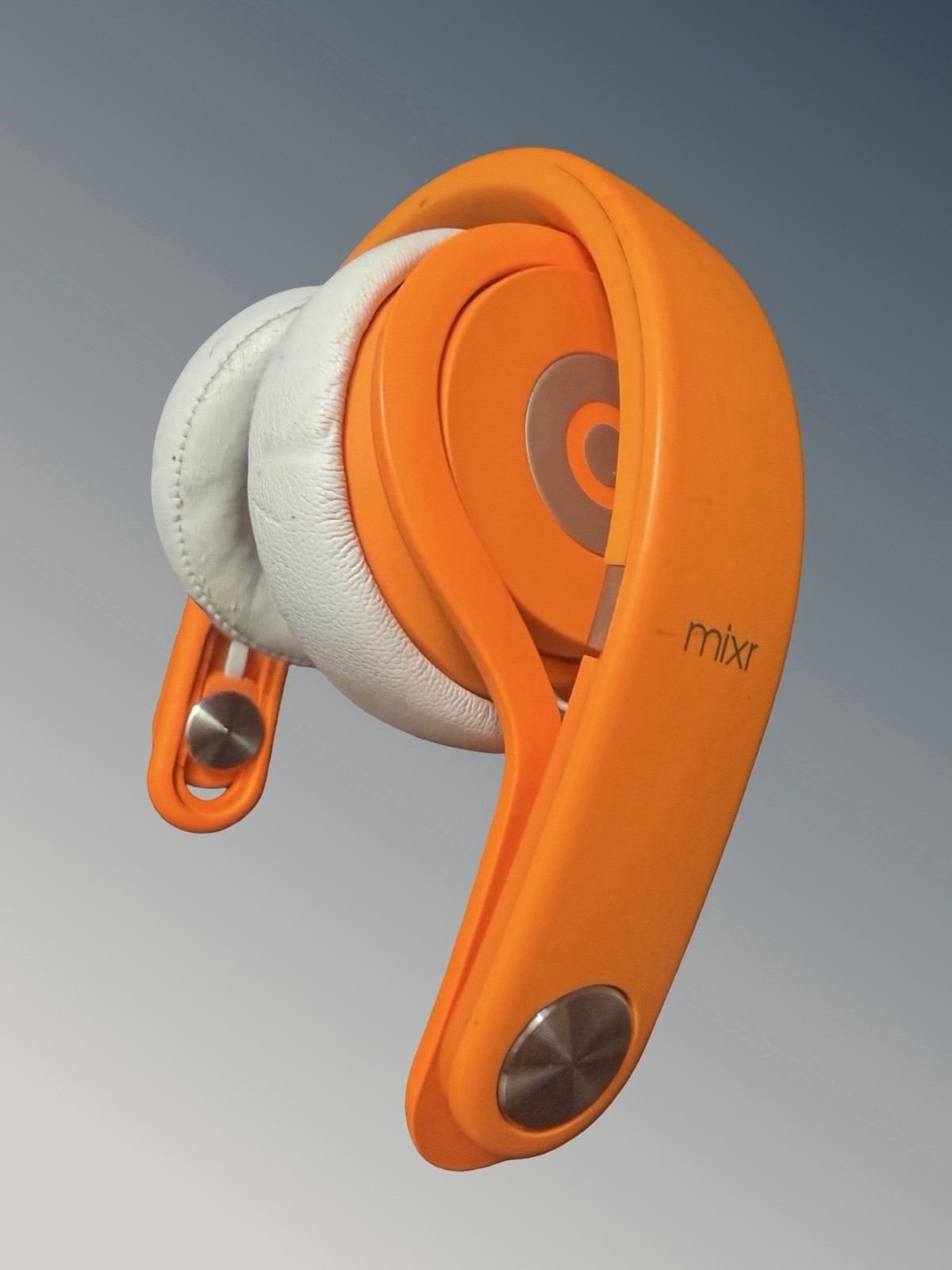 Beats by Dr. Dre Mixr On Ear Wired Headphones Neon Orange Good Condition!
