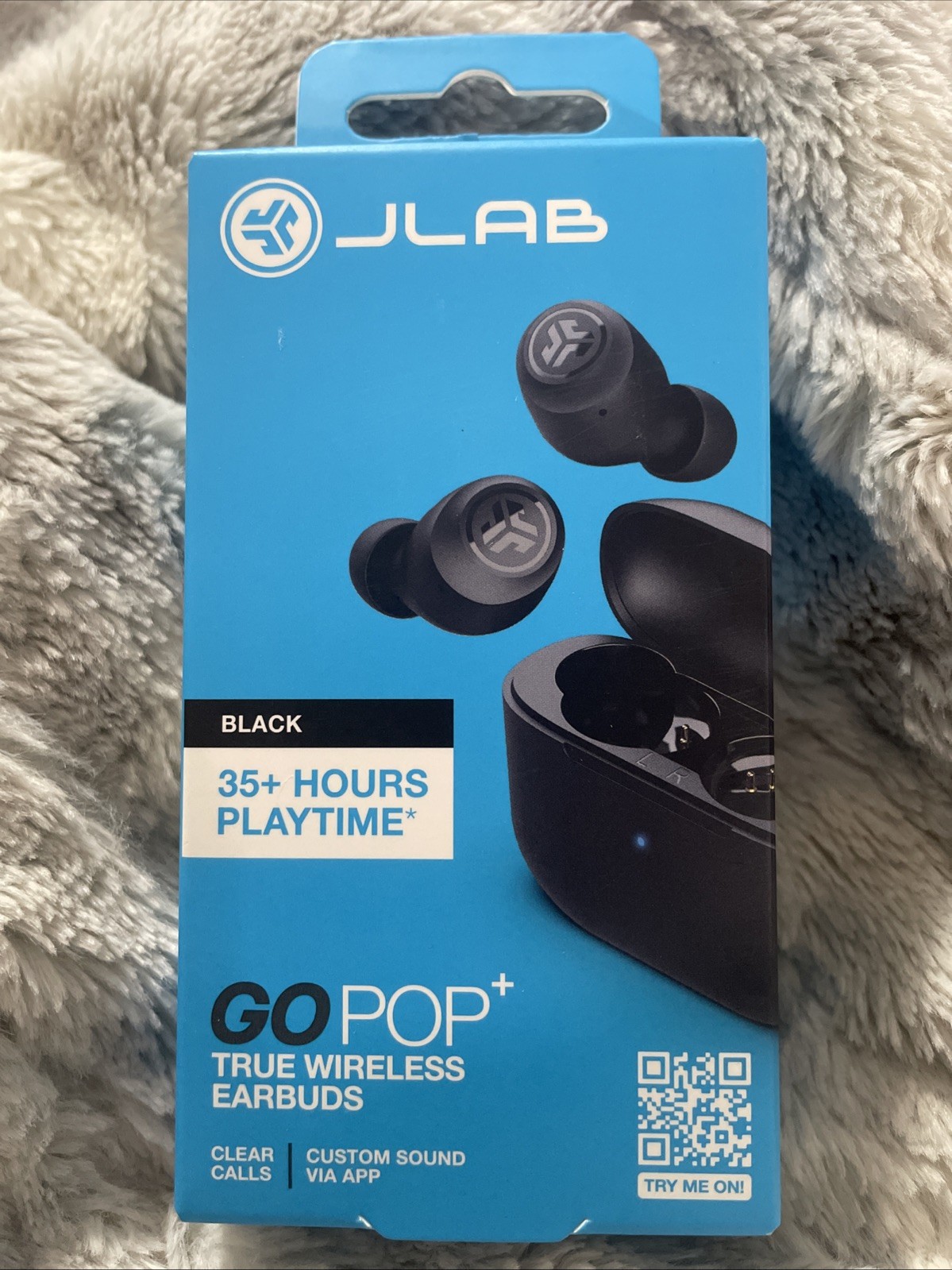JLab – GO Air POP True Wireless In-Ear Headphones – Black