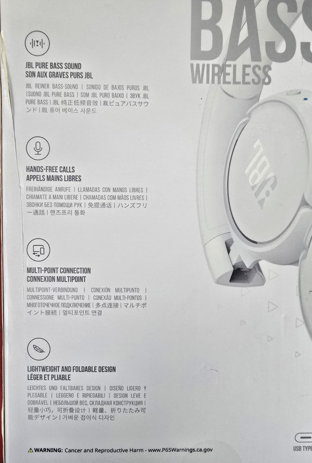 JBL Tune 520BT Wireless Bluetooth On-Ear Headphones With Built-In Microphone