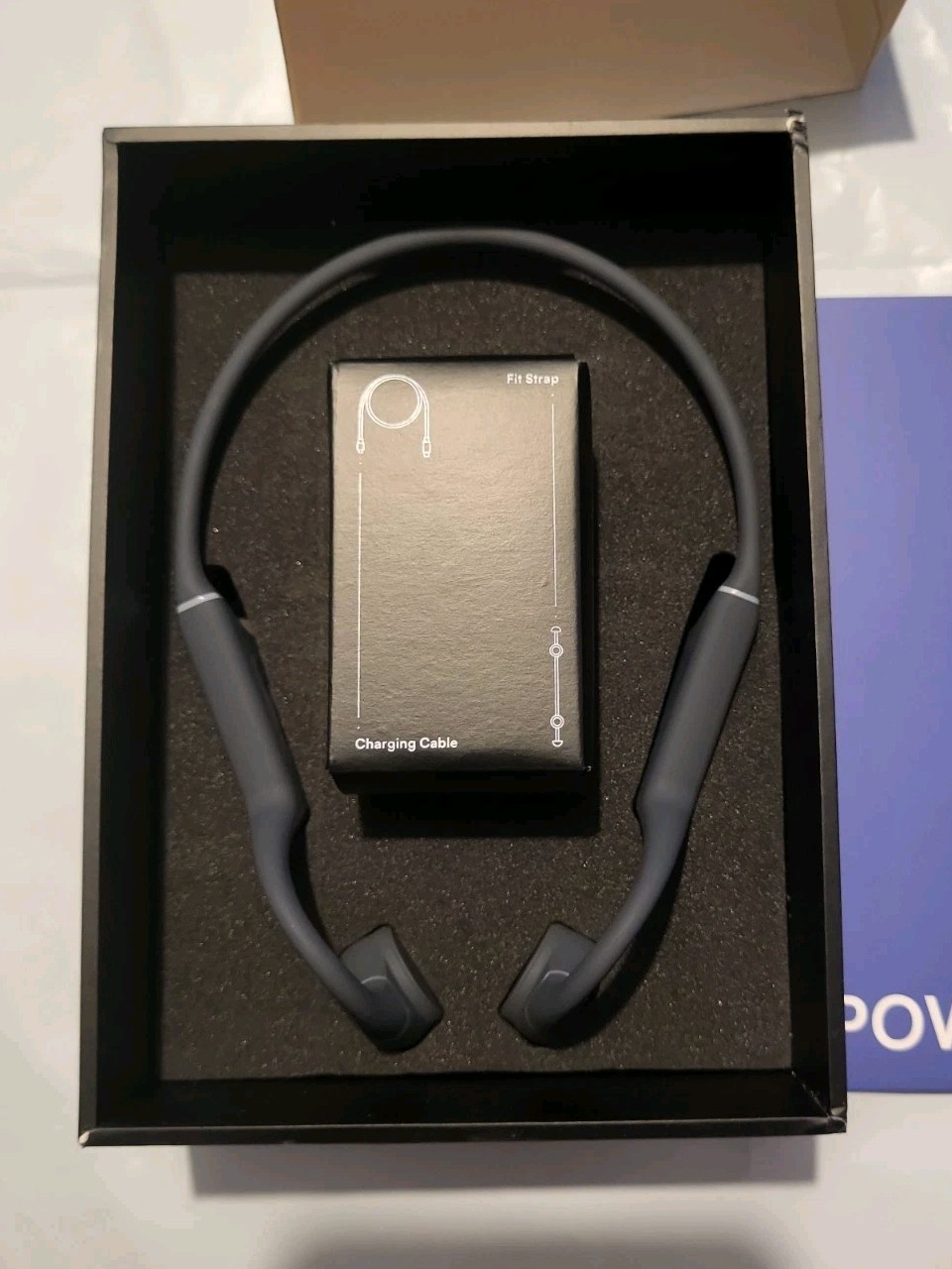 Raycon Bone Conduction Headphones Bluetooth Open Ear Gray New Open Box IP68