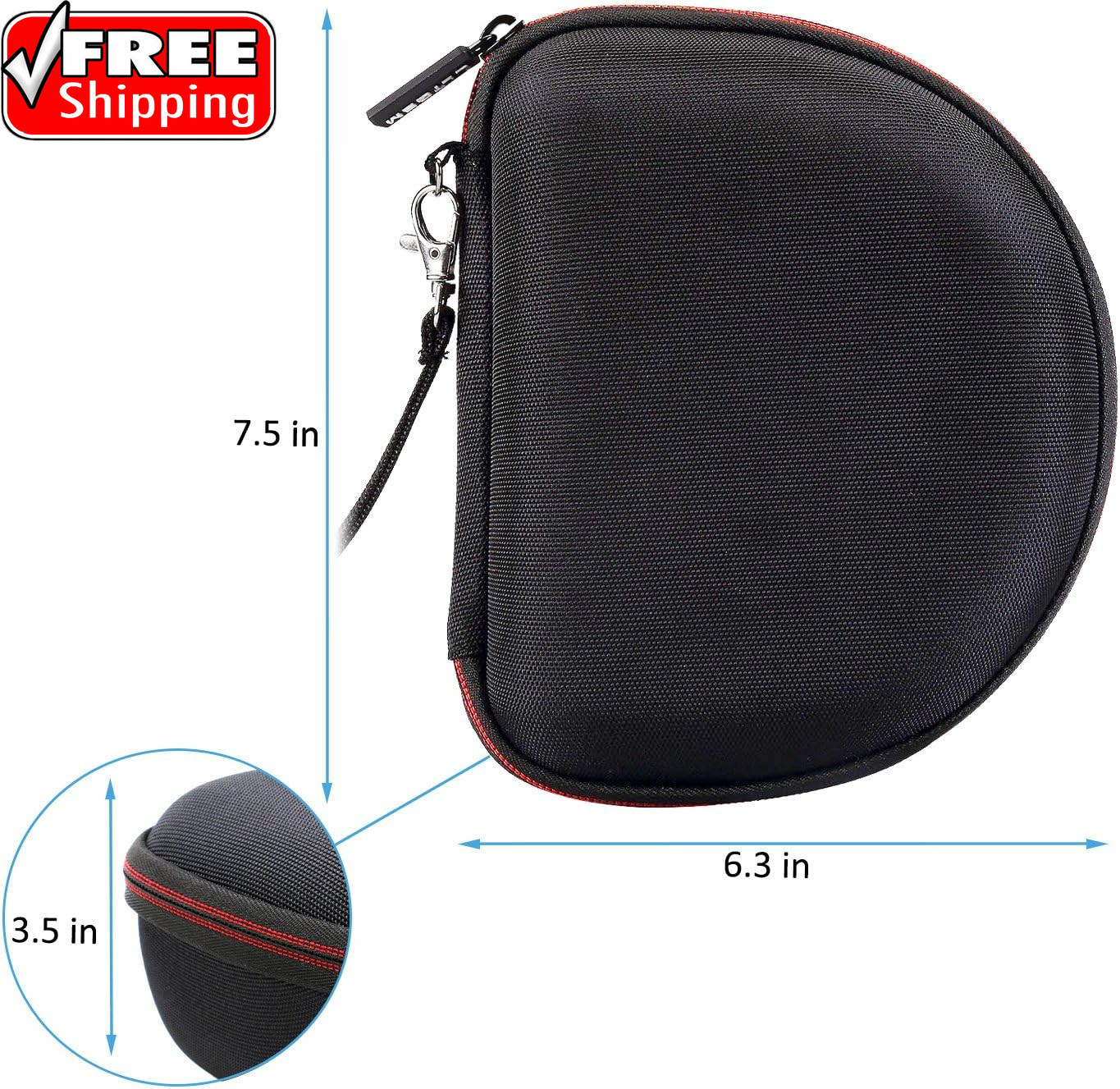 LTGEM Case Compatible with Sony MDR7506 Professional Large Diaphragm Headphone,