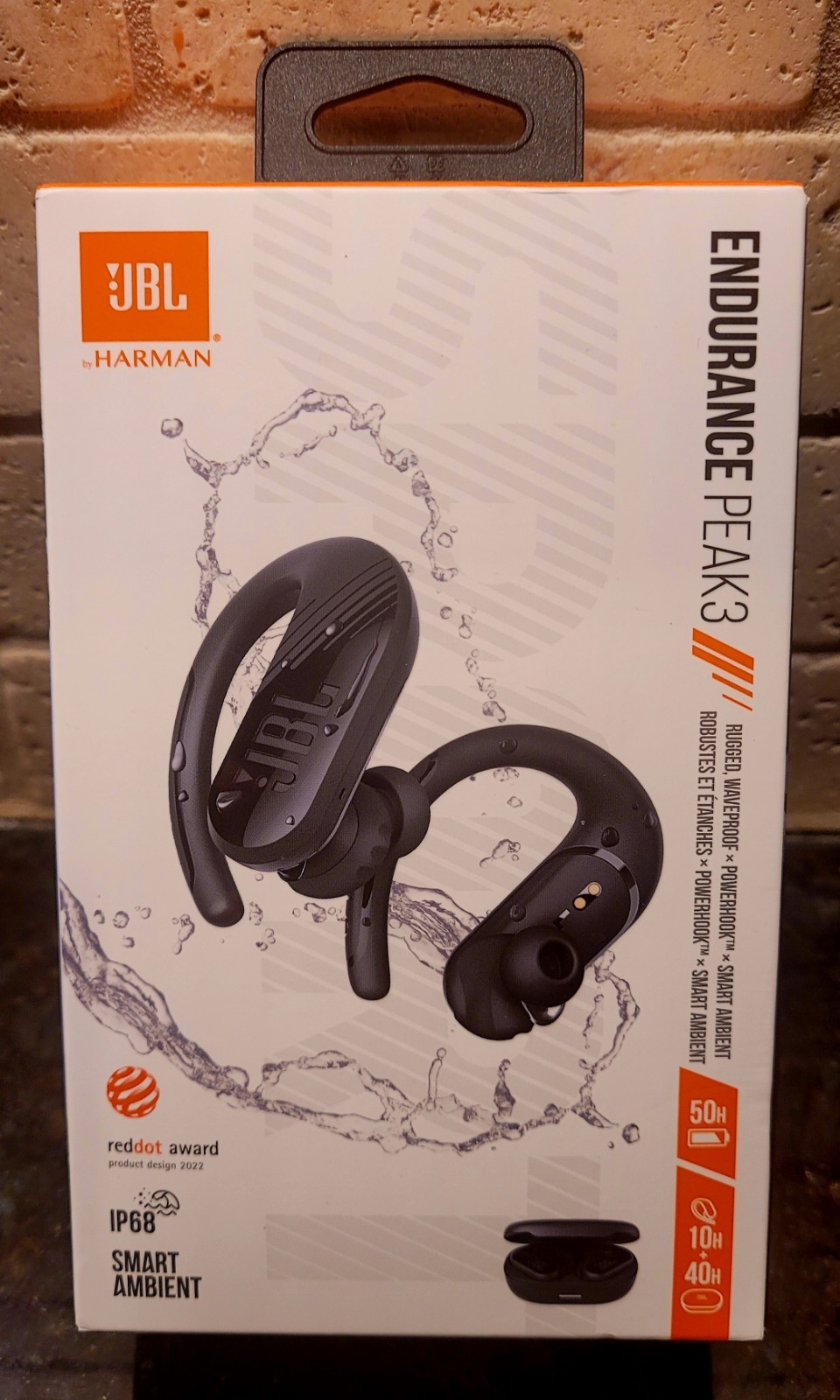 JBL Endurance Peak 3 – Dust and Water Proof (IP68) True Wireless Active Earbuds