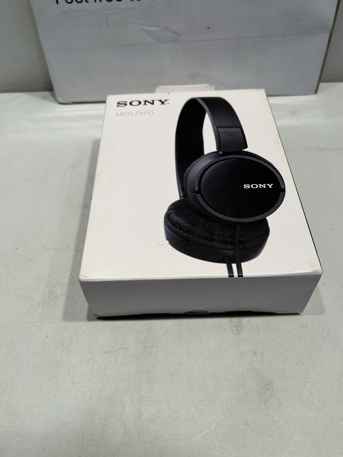 Zx Series Wired On-ear Headphones Black Mdr-zx110 Open Box
