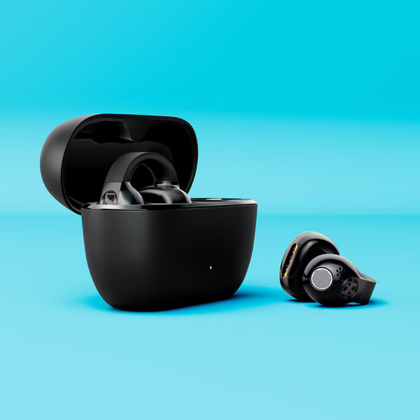 Sennheiser ACCENTUM Clip AOWS1-BLACK Open Ear Bluetooth Earbuds Black New