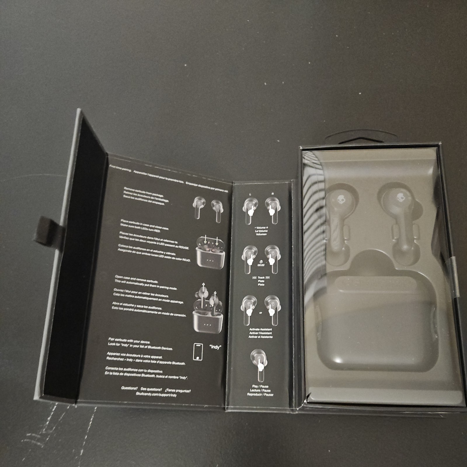 Skullcandy Indy True In-Ear Wireless Headphones – Black – Earbuds