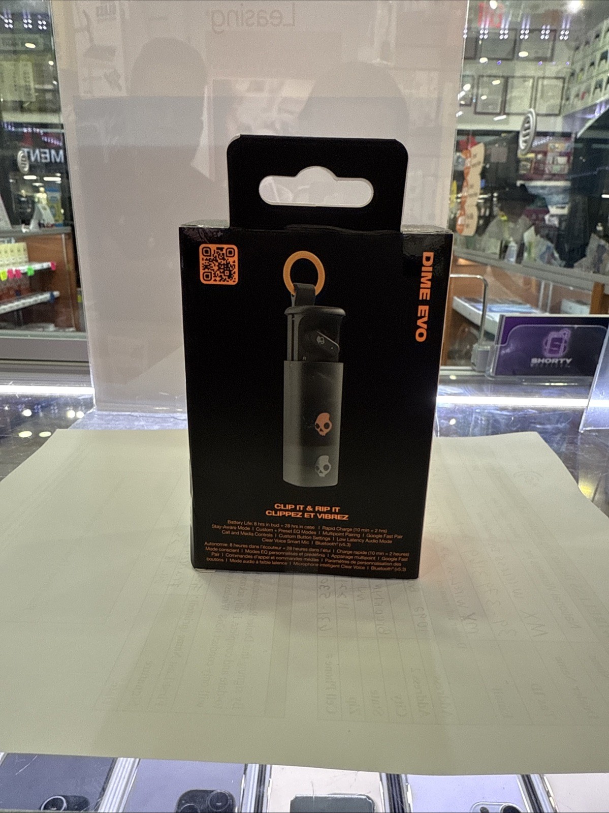New Skullcandy Dime Evo Open Ear True Wireless Earbuds Black S2DTW-S740