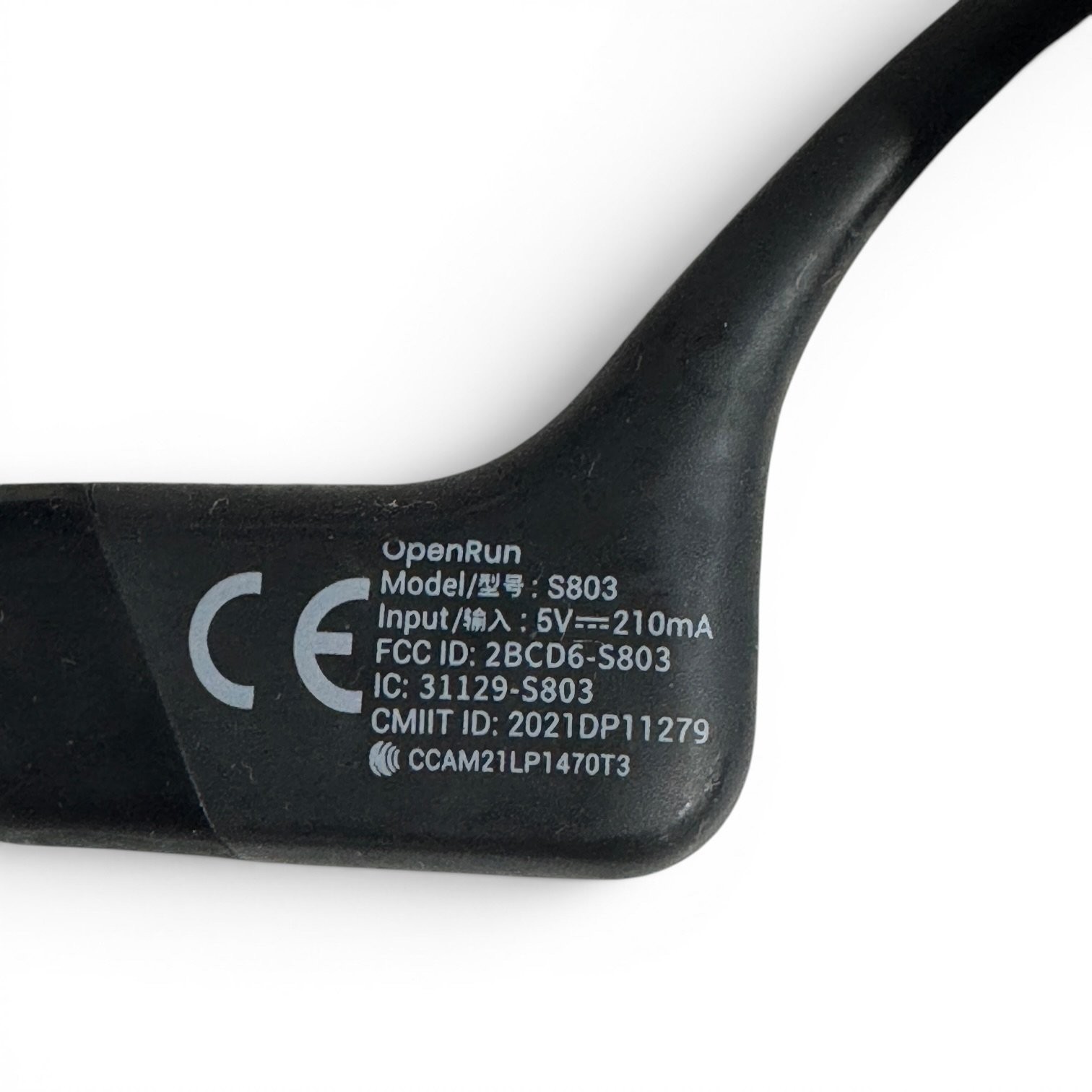➽Warranty still active ⚠️Shokz OpenRun Headphones S803 Black 🚫For Parts Only⚠️