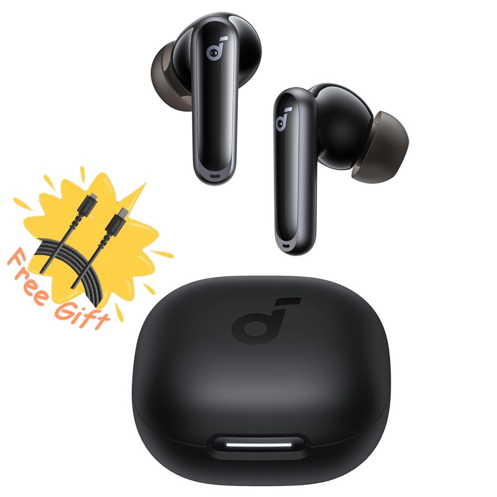 Soundcore P40i Wireless Earbuds Noise Cancelling 2-in-1 Phone Stand Case|Refurb