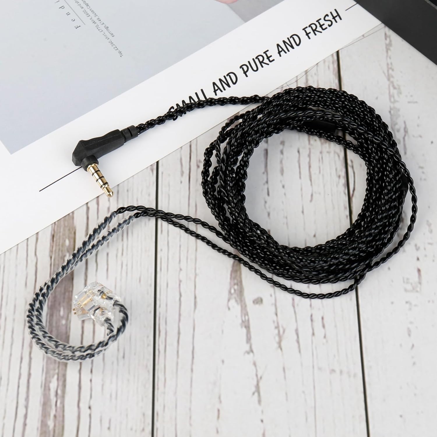 2M QDC 2 Pins IEM Cable – 4N OFC for Crystal Clear Audio Performance