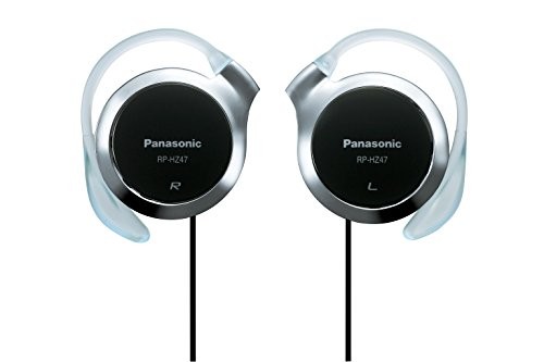 Panasonic Clip Headphones Black RP-HZ47-S code length abt.1.0m On Ear 102dB/mW