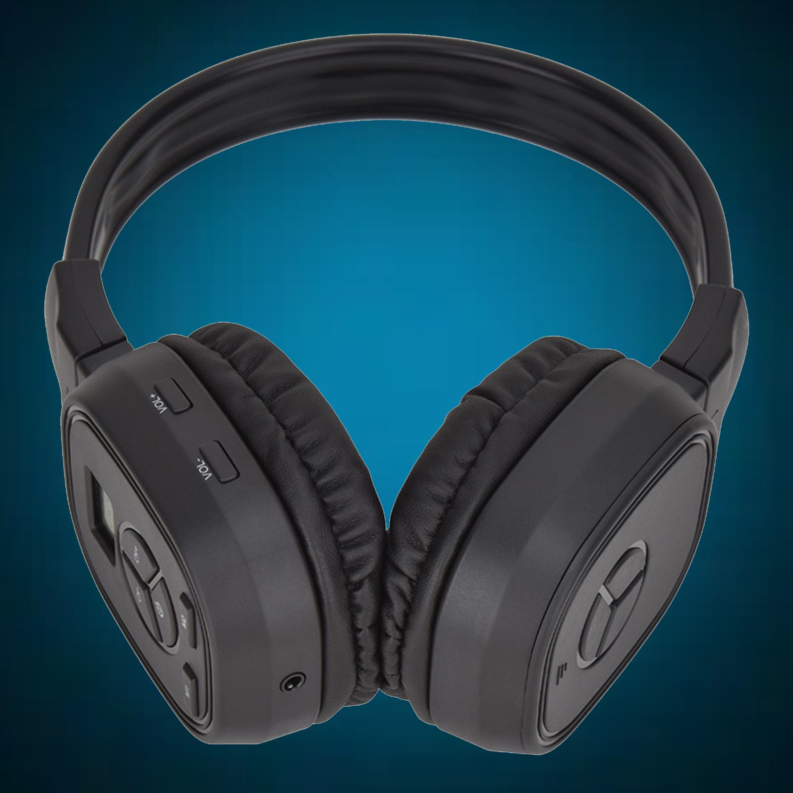 Foldable Receiver Over-Ear Headphone with an automatic search and store feature