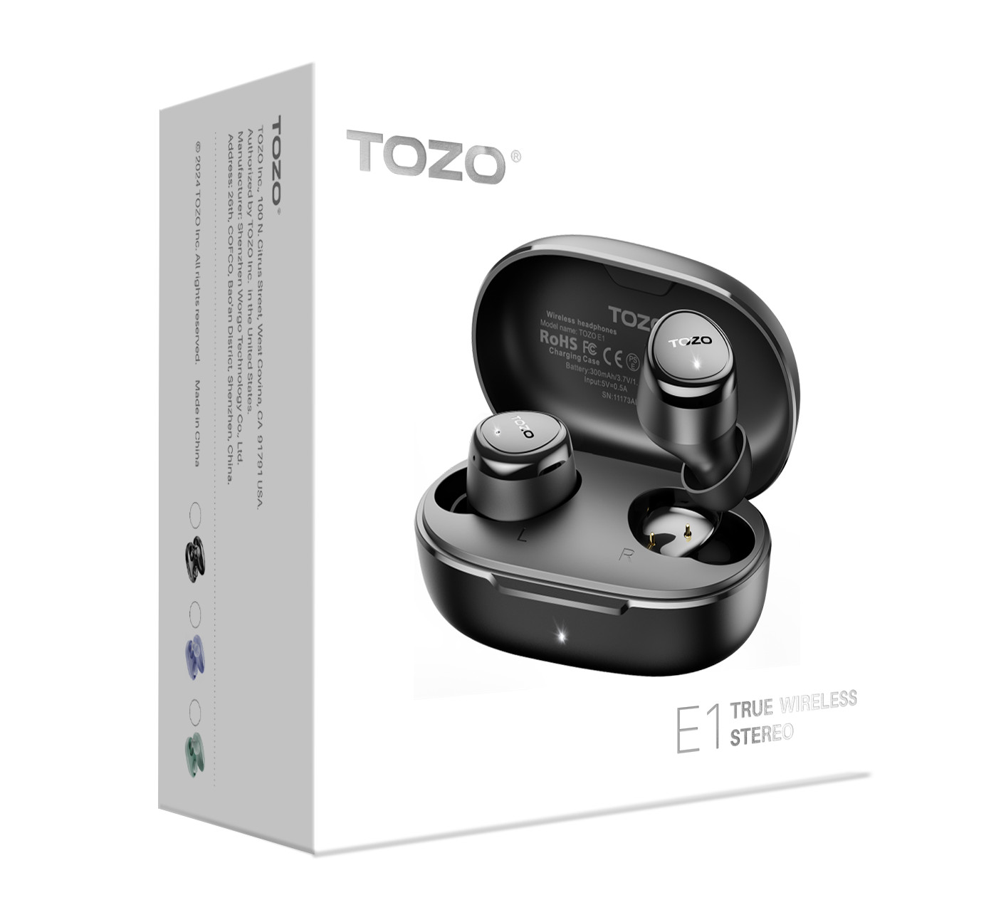 TOZO Wireless Earbuds AI Clear Calls with 32 EQs via APP Headphones Waterproof