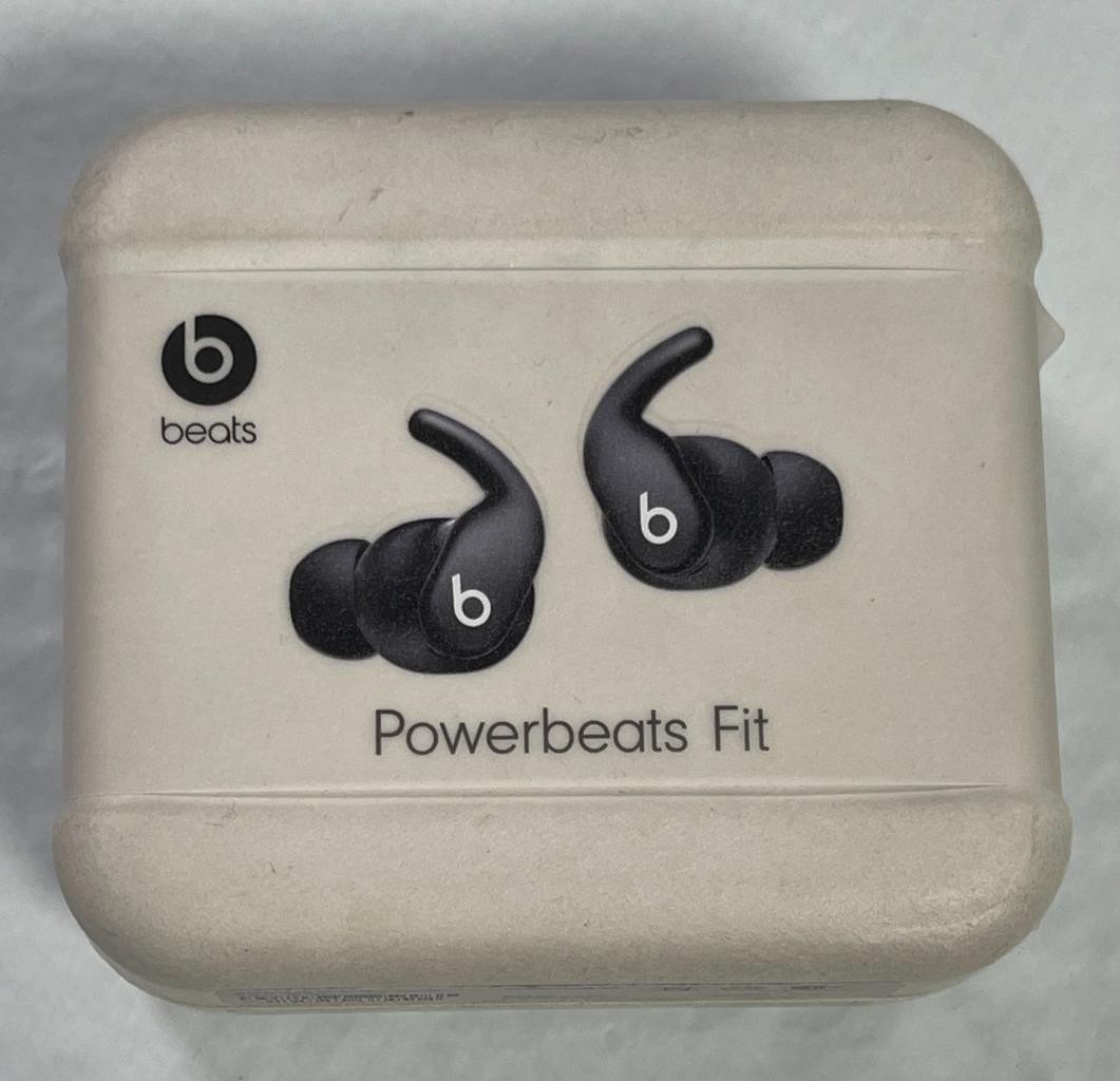 BEATS POWERBEATS FIT WIRELESS NOISE CANCELLING ME2J4LL/A (JET BLACK) BRAND NEW.