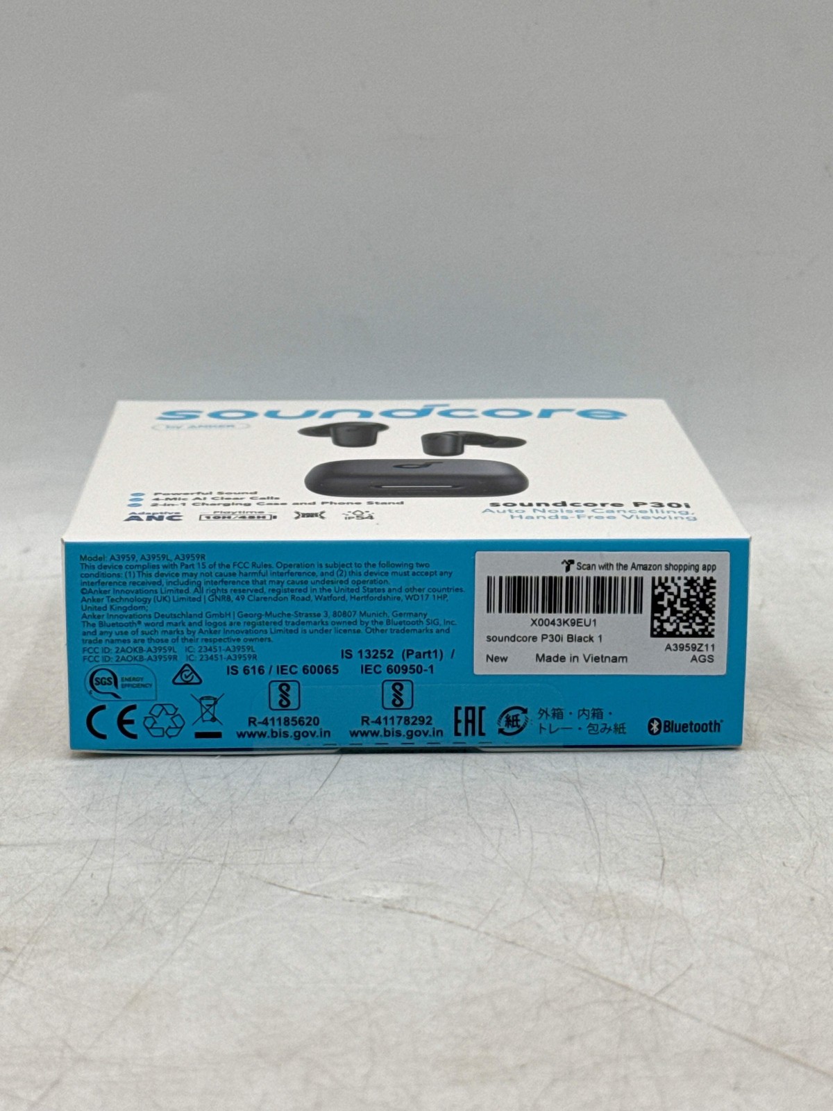 Soundcore P30i by Anker Noise Cancelling Wireless Earbuds – Brand New