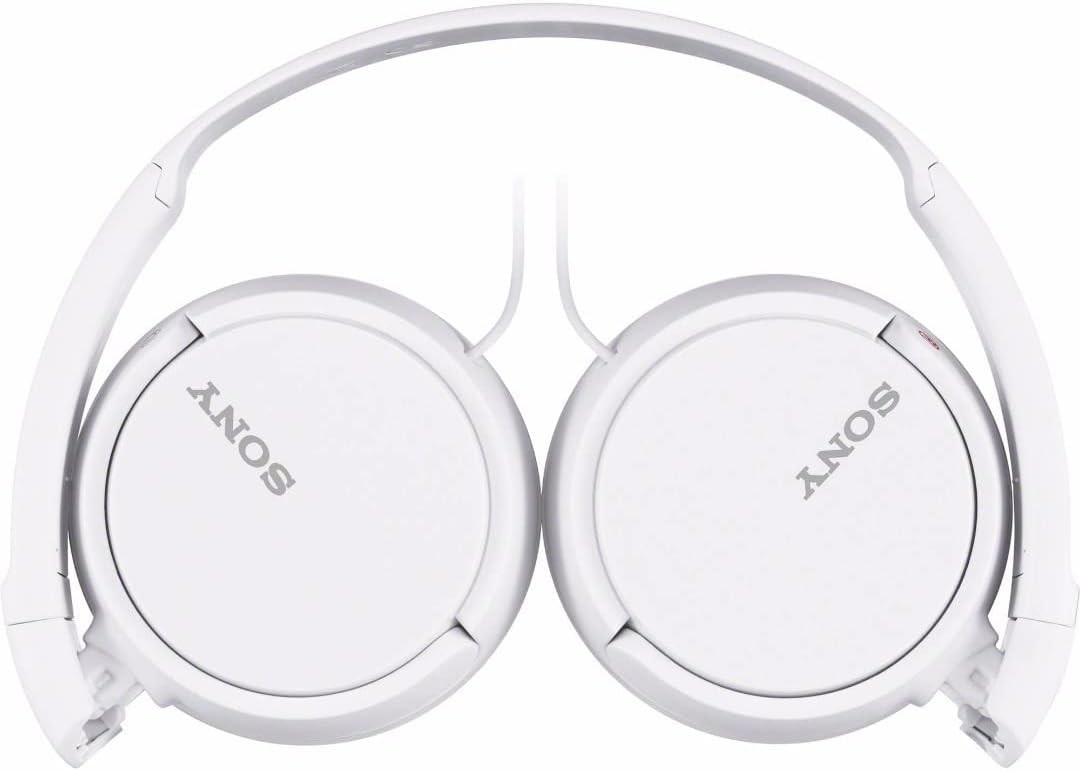 Sony MDR-ZX110 (On Ear) Deep Bass, Headband Headphones – White