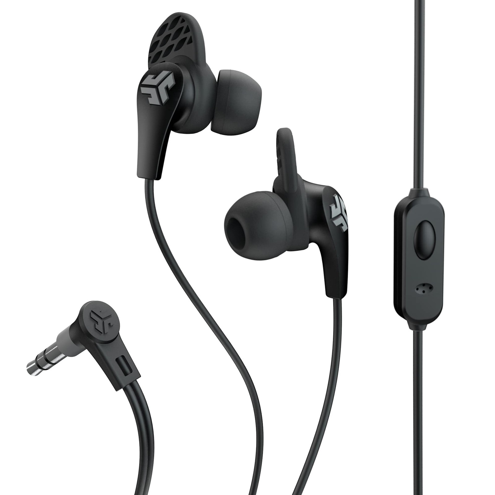 JLab JBuds Pro Earbuds, In Ear, 10mm Drivers, Obsidian, Music Controls, Custom