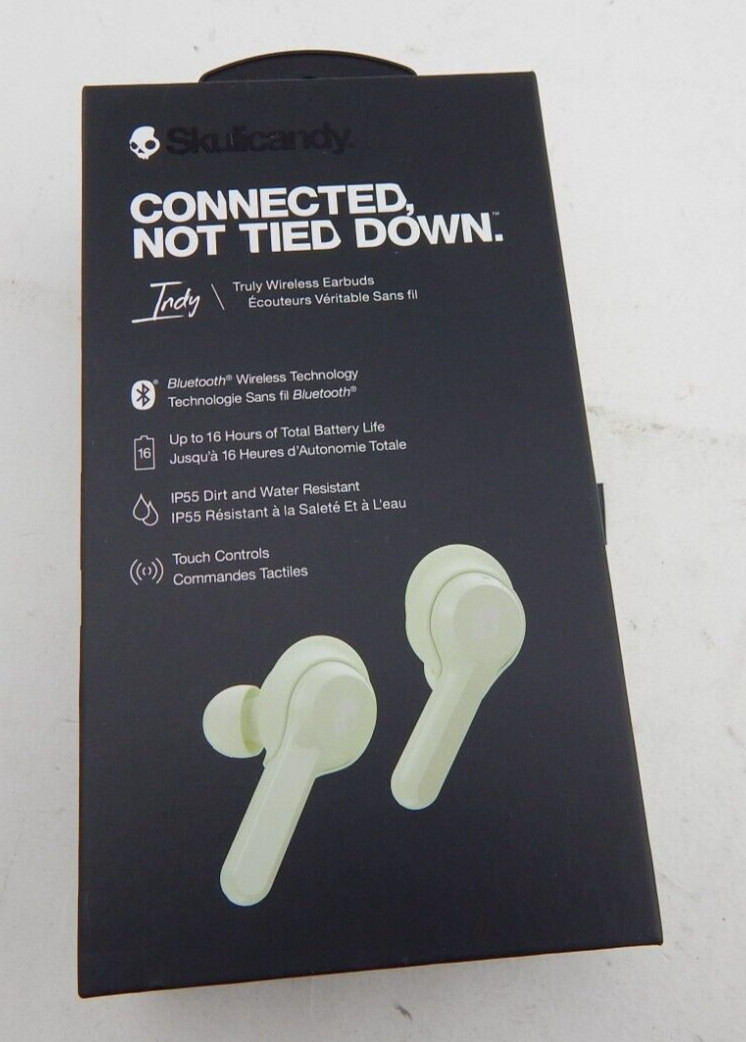 Skullcandy Indy Truly Wireless/Bluetooth In-ear Headphone #S2SSW-M692-Fresh Mint