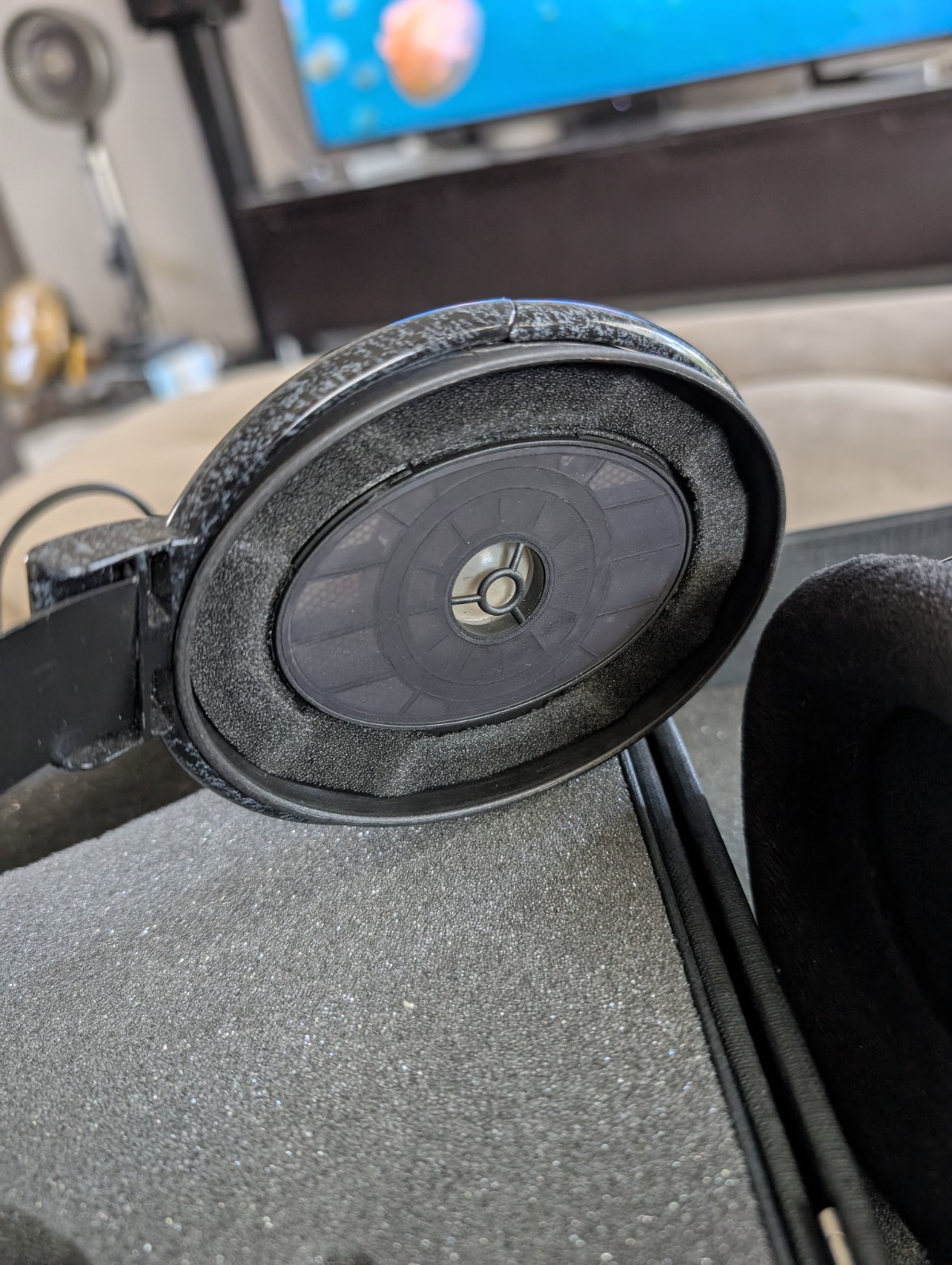 Sennheiser HD 600 HD600 Headphones Early *Black Silk* Version Made in Ireland