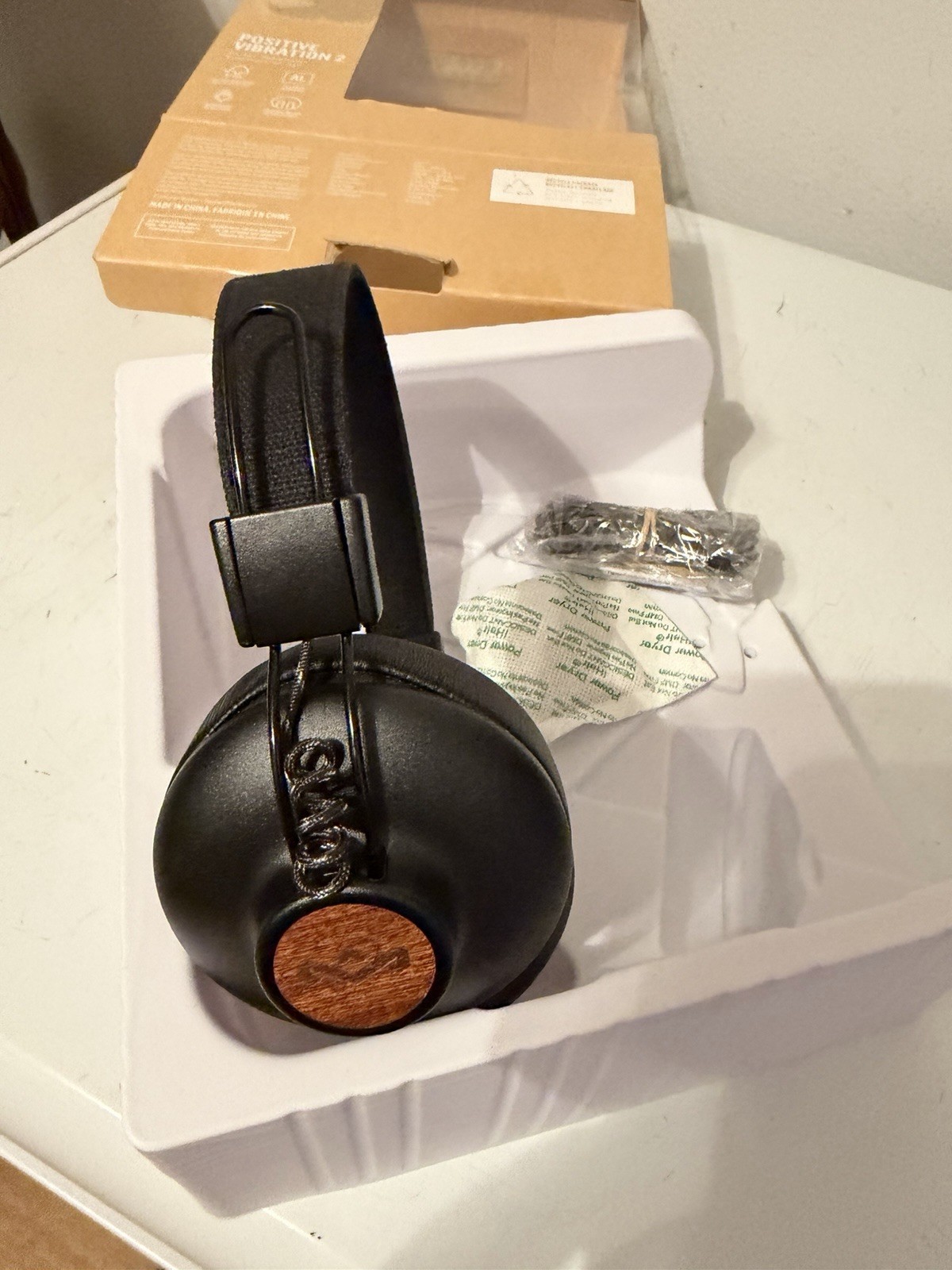 House of Marley Positive Vibration 2 On-Ear Wired Headphones Open Box