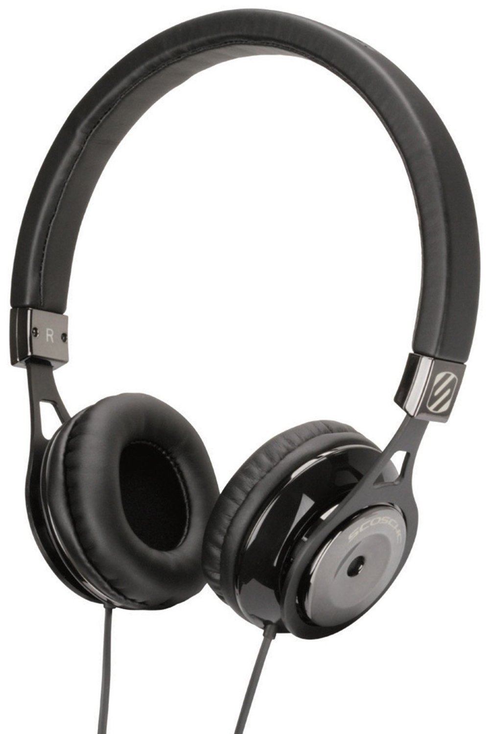 Scosche rh600bk Realm On – Ear Headphones – Retail Packaging – Black