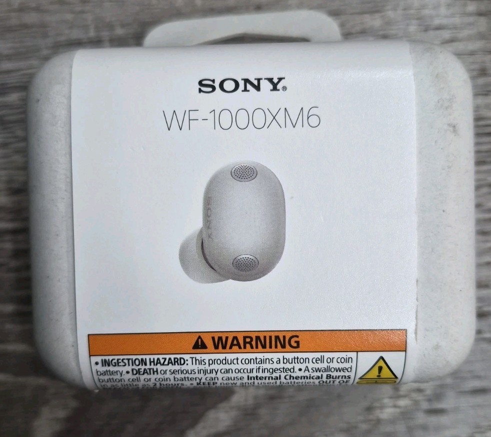 New Sony WF-1000XM6/S Truly Wireless Noise Cancelling Earbuds – Platinum Silver
