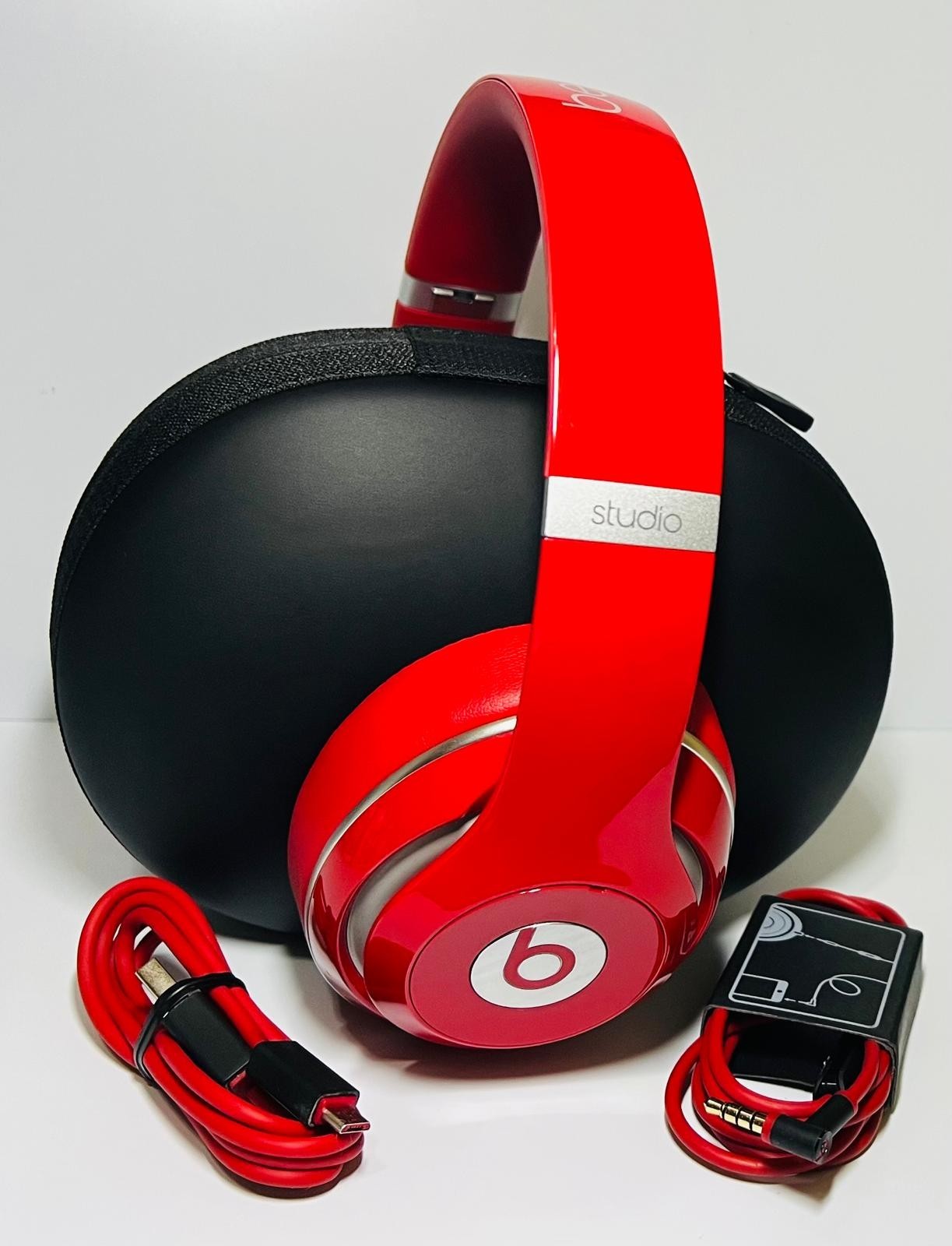 Beats by Dr. Dre Studio 2.0 Red ✅️Wired Headphones( NOT WIRELESS)