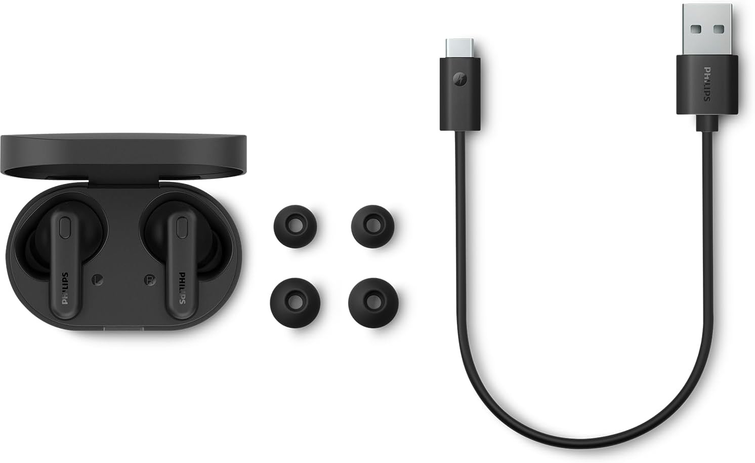 TAT1108 Wireless Earbuds,True Wireless Headphones,Powerful Bass with 6 Mm Driver