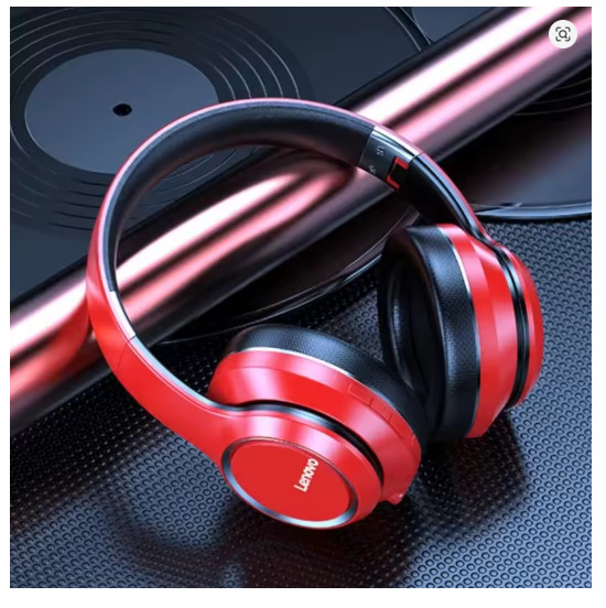 Lenovo HD200 Bluetooth Headphones Wireless Over-Ear HiFi Stereo Gaming Headset