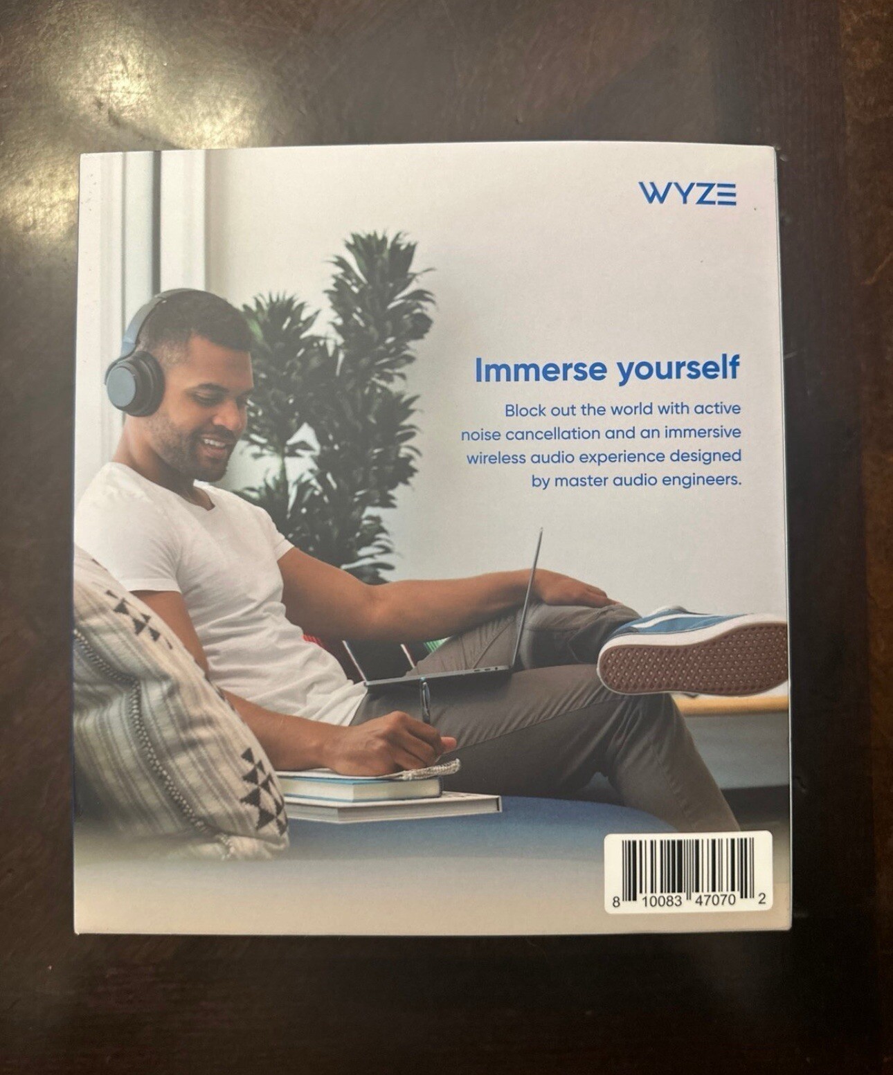 Wyze Wireless Headphones, Active Noise Canceling With Travel Case