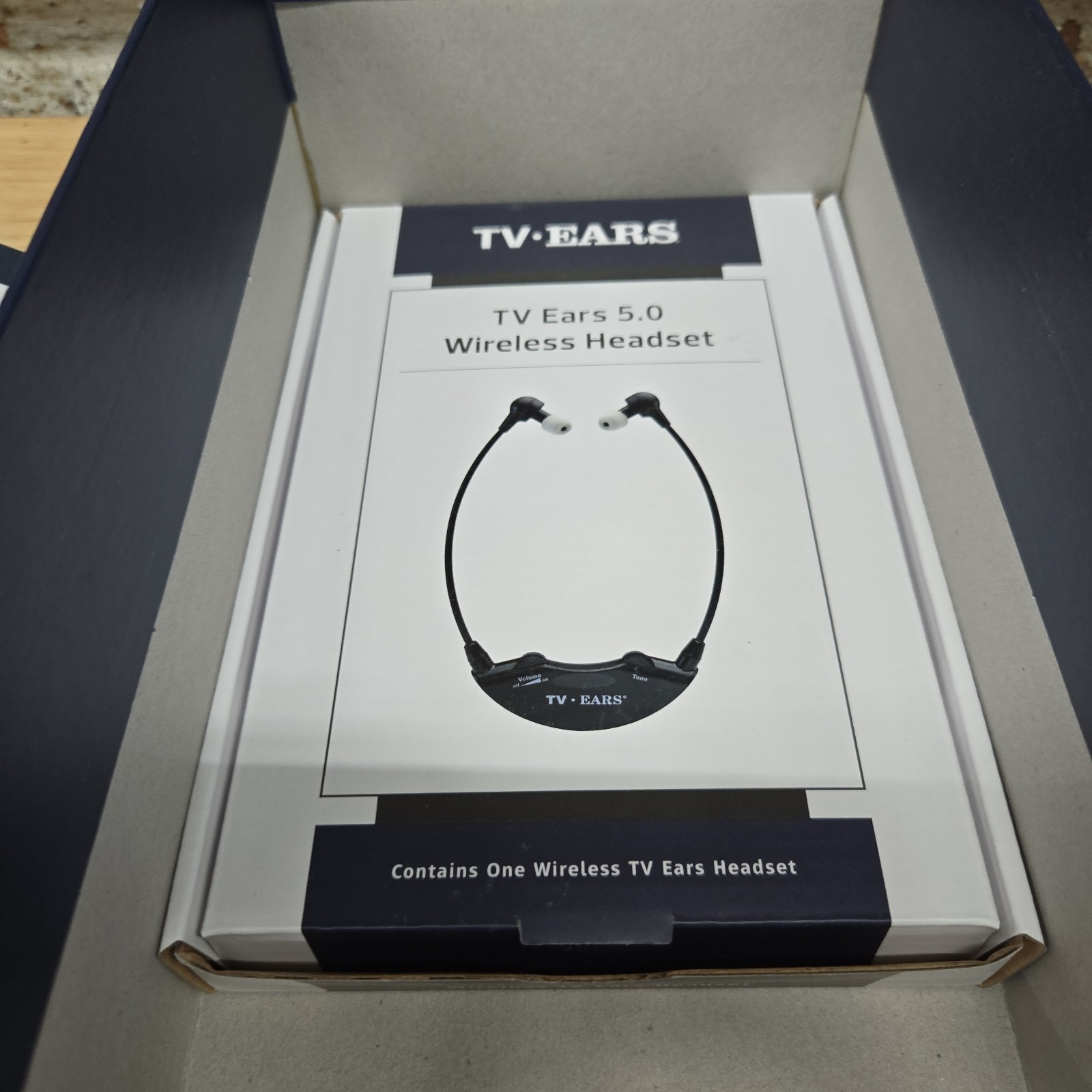 TV Ears 11841 Wireless 5.0 Dual Digital Voice Clarifying Headphones System