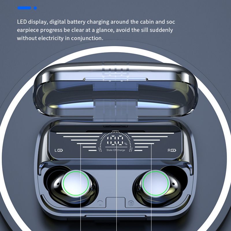 Bluetooth 5.3 Earbuds True Wireless Headphones Super Bass Waterproof Headset