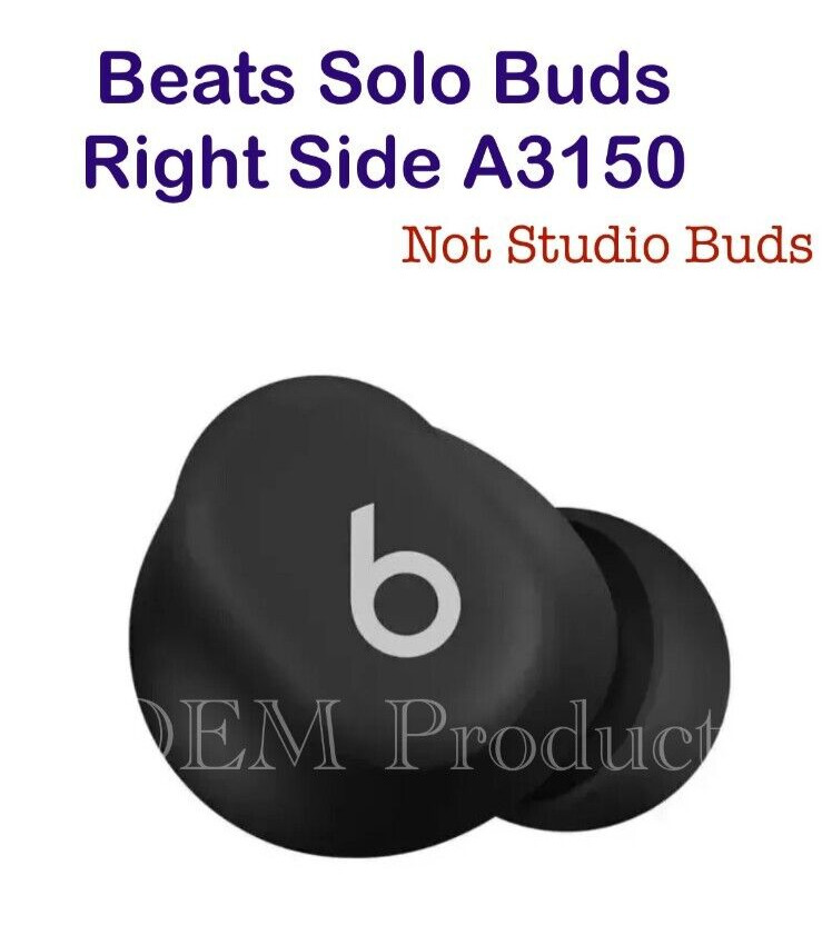 New Original Replacement Beats Solo Buds Right Side A3150 — Black
