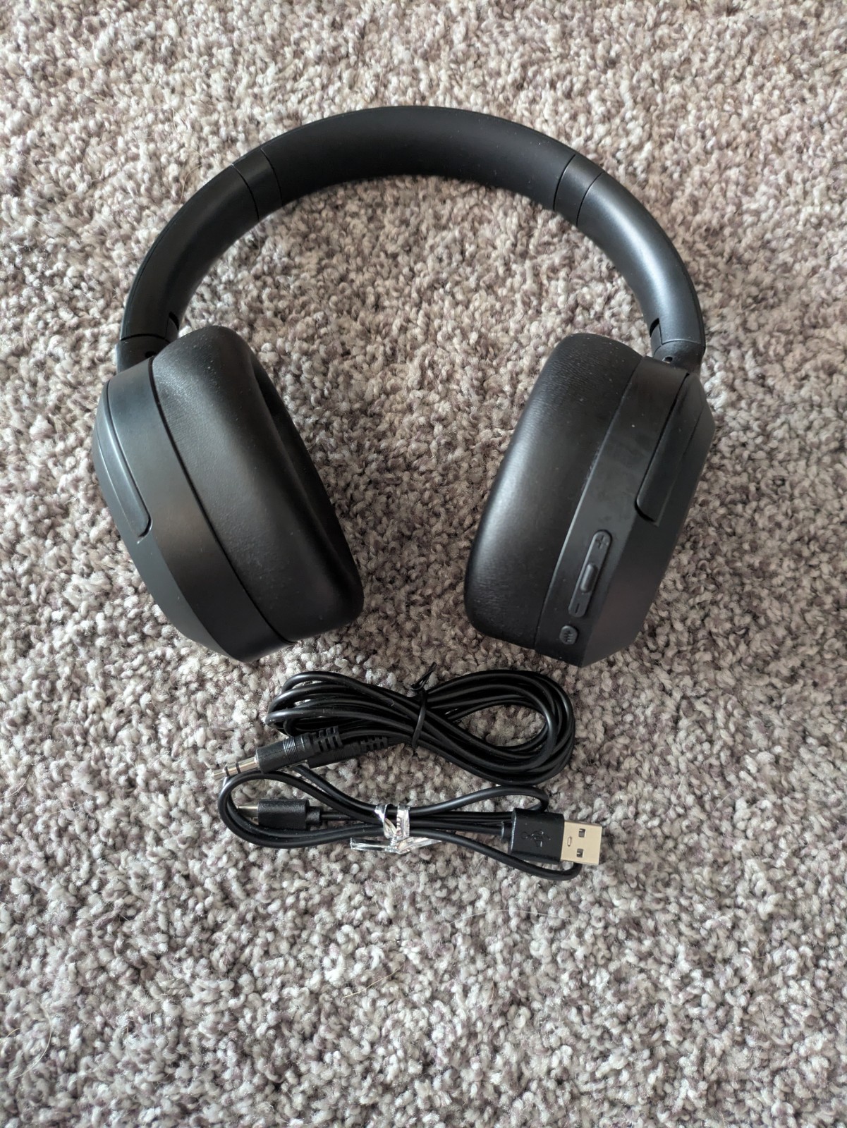 IKT LE824 ANC Active Noise Canceling Headphones Over The Ear Black Wireless $$💰