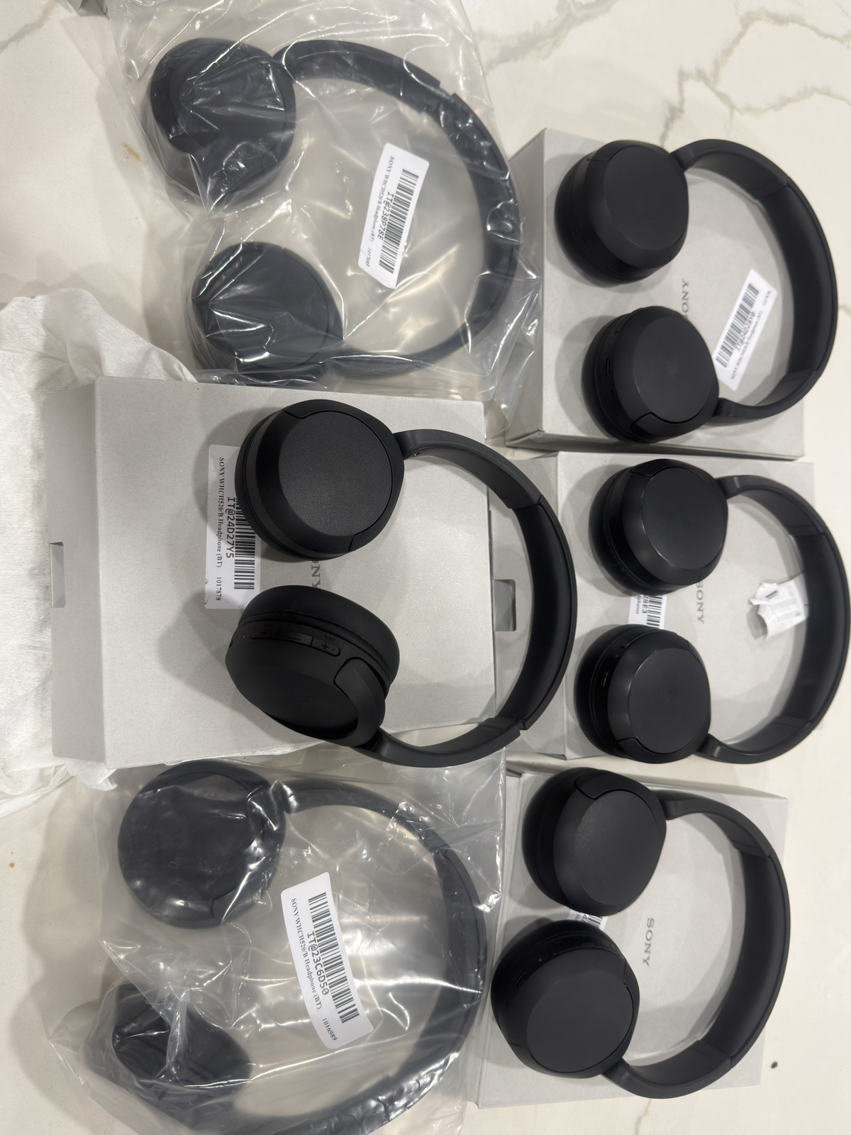WH-CH520 Wireless Headphones Bluetooth Headset with Microphone CH520 -Black